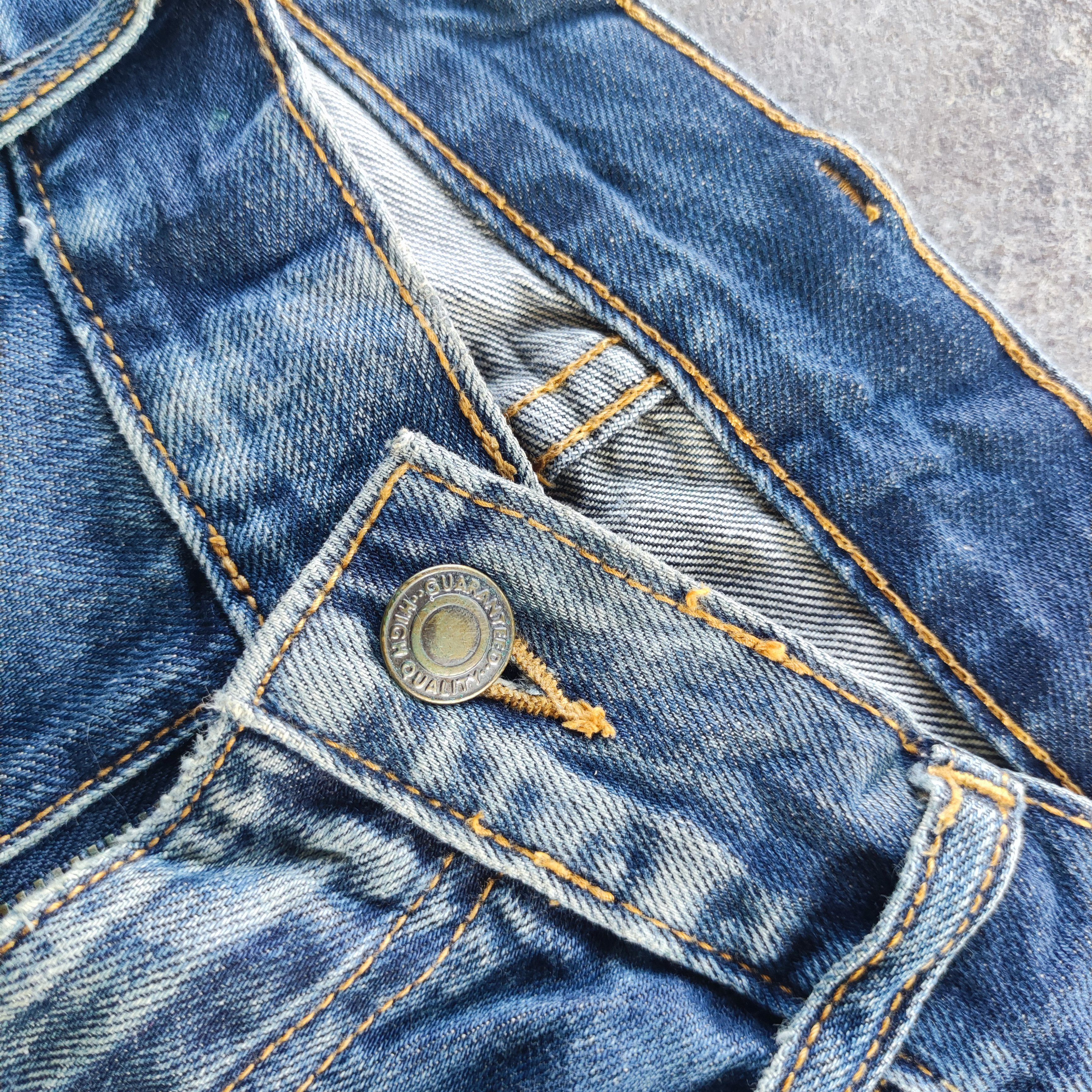 Japanese Brand Vintage Topvalu Brand Buggy Jeans Distressed Pants Size US 34 / EU 50 - 6 Thumbnail