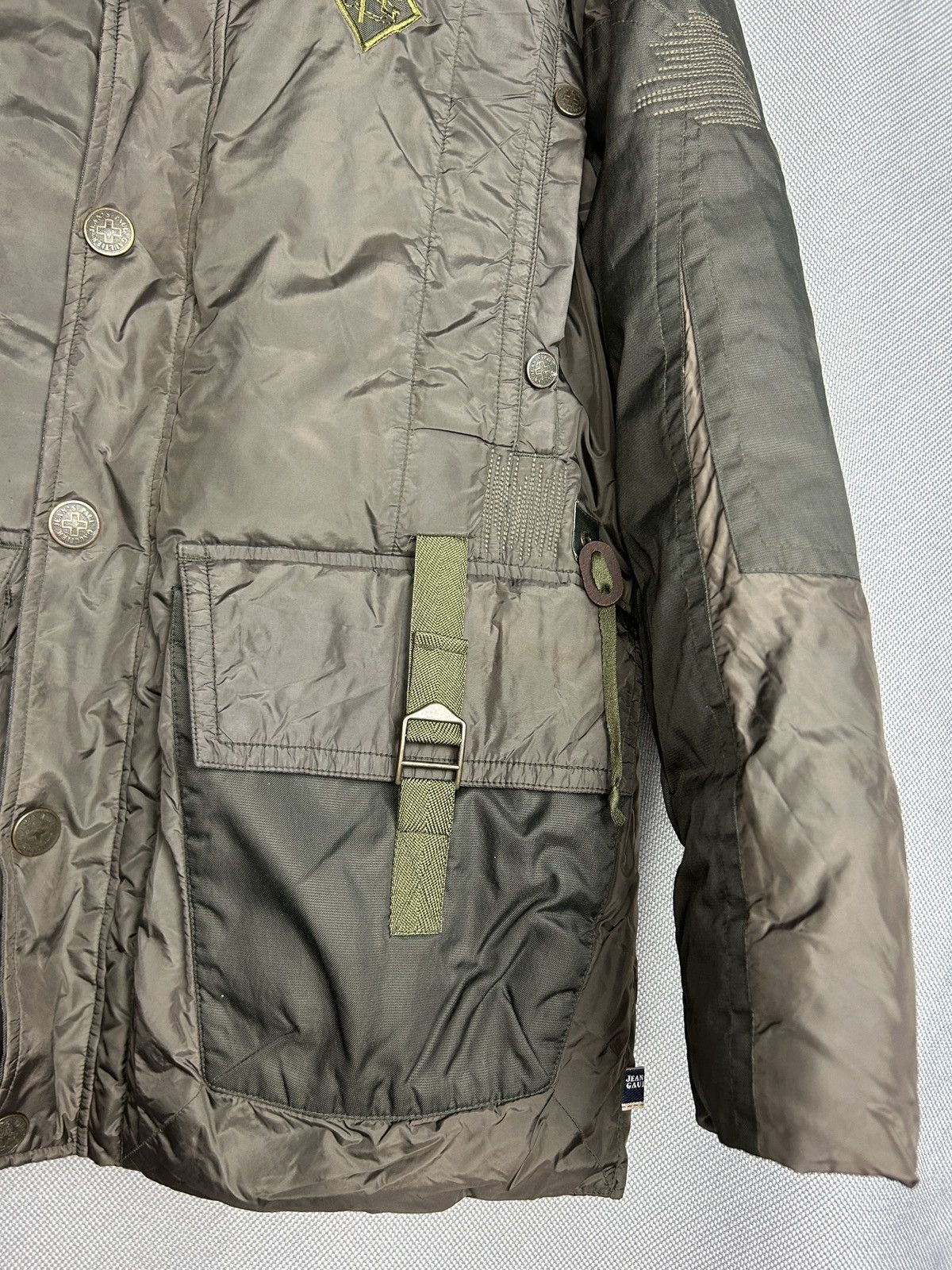 Jean Paul Gaultier Vintage Jean Paul Gaultier JPG Logo Nylon Parka Jacket Coat Size US L / EU 52-54 / 3 - 3 Thumbnail