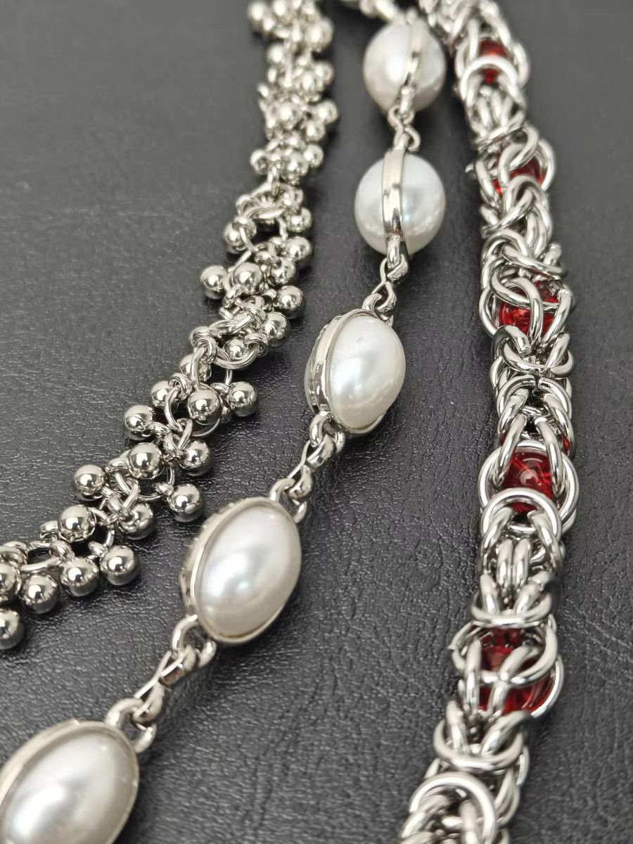 Jewelry Retro Marble Accessories Hip Rock y2k Pants Chain Size ONE SIZE - 2 Thumbnail