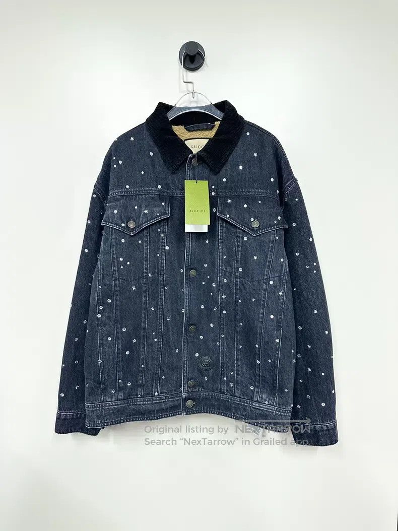 Gucci Gucci Dark blue full of stars nail diamond heavy industry Size US S / EU 44-46 / 1 - 1 Thumbnail