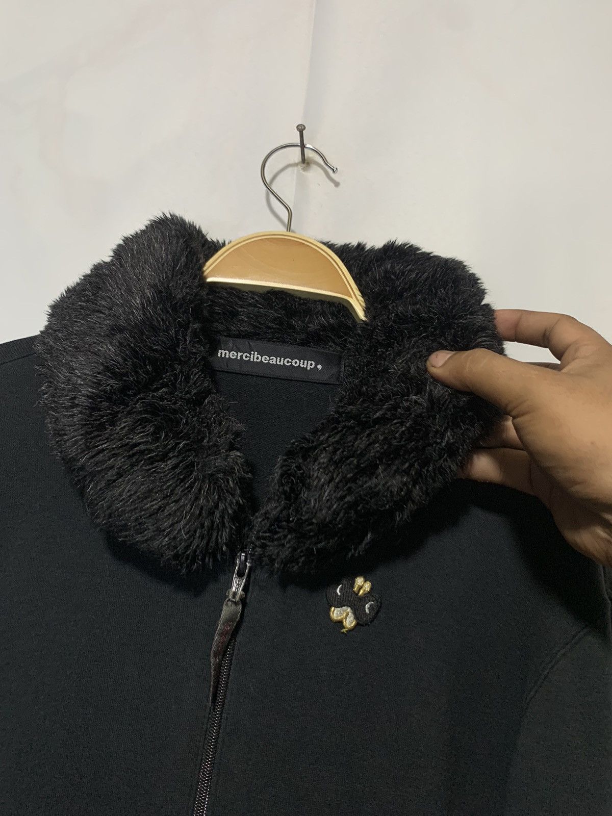 Issey Miyake Mercibeaucoup issey miyake faux fur trim zip sweatshirt Size US M / EU 48-50 / 2 - 8 Thumbnail