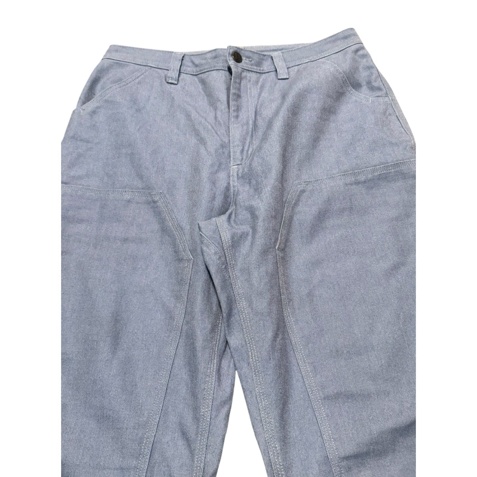 Patagonia Patagonia Hemp Canvas Pants Women Blue 12 Slim All Seasons Double Knee Carpenter Size 34" / US 12 / IT 48 - 6 Thumbnail