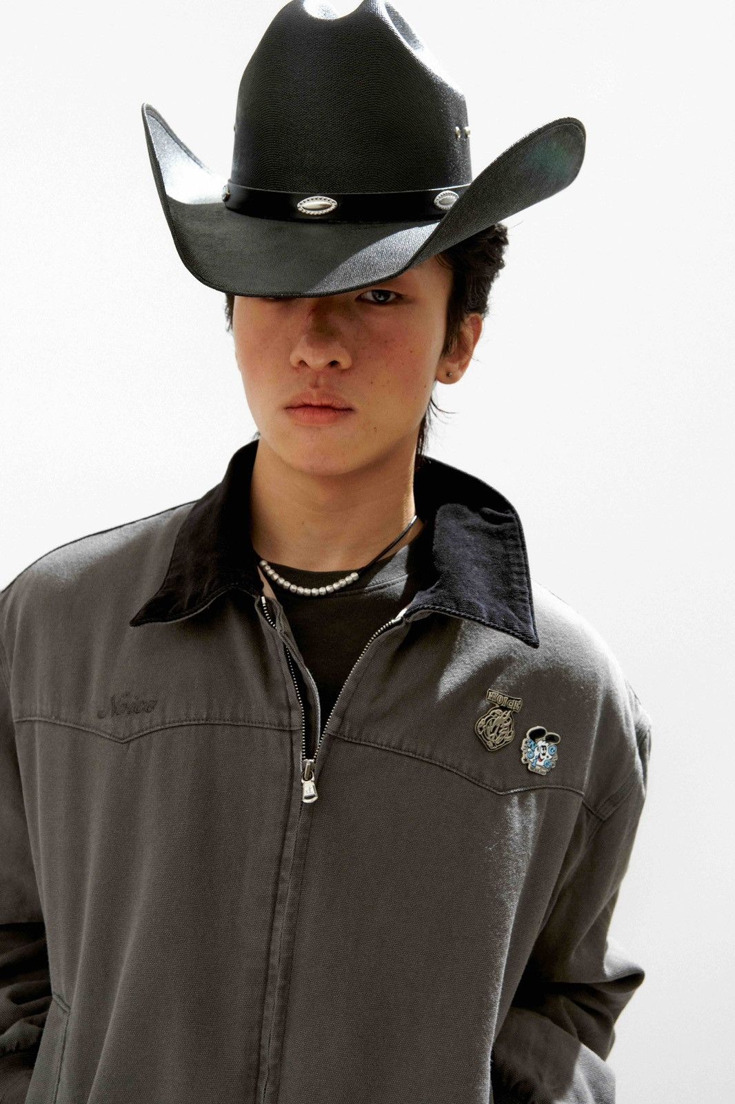 Verdy NOICE × VERDY DYED CANVAS WORK JACKET CHARCOAL Size US L / EU 52-54 / 3 - 2 Thumbnail