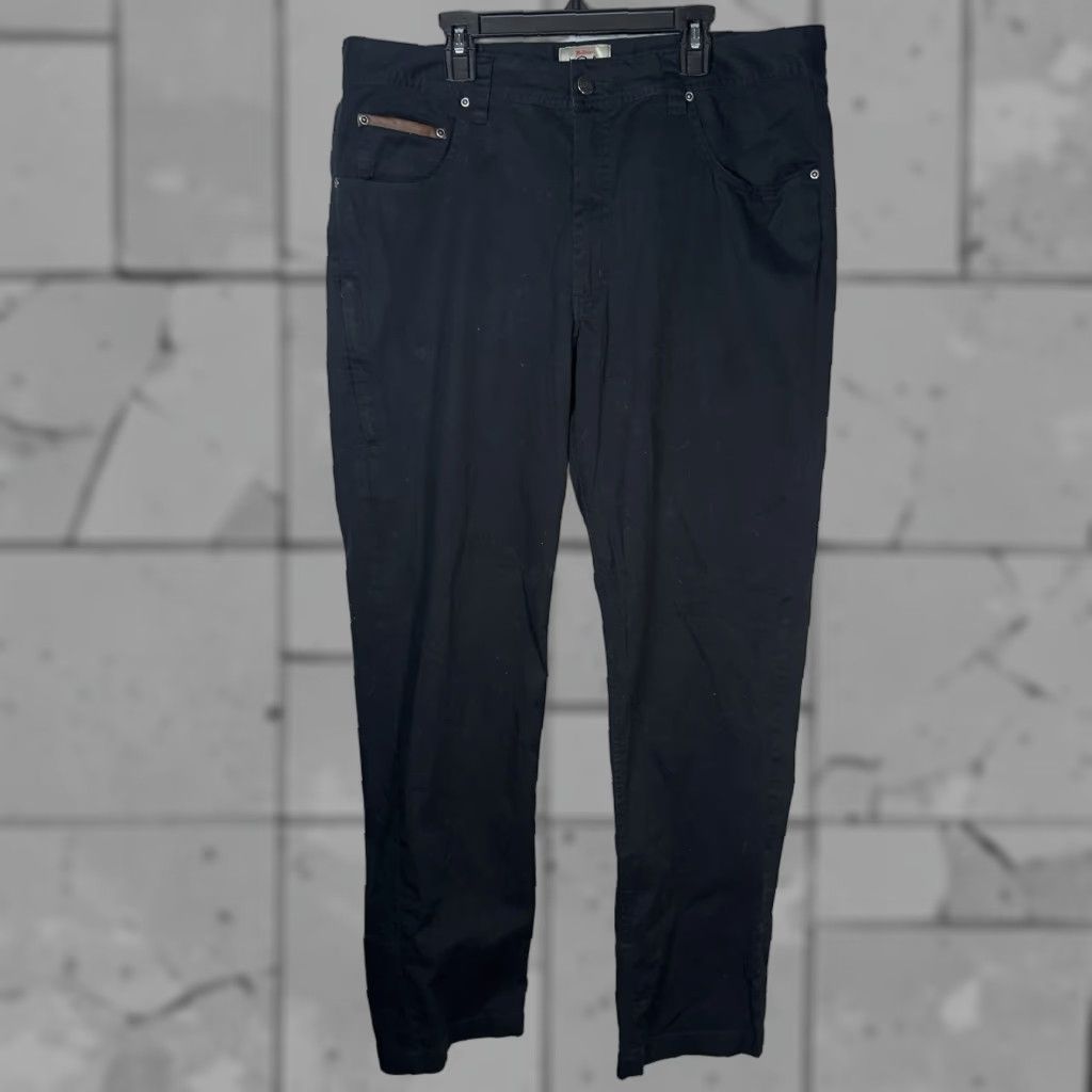 Vintage VINTAGE RailRiders Mens Black Chino Pants Casual Cotton Blend Size 36x30 Size US 36 / EU 52 - 1 Thumbnail