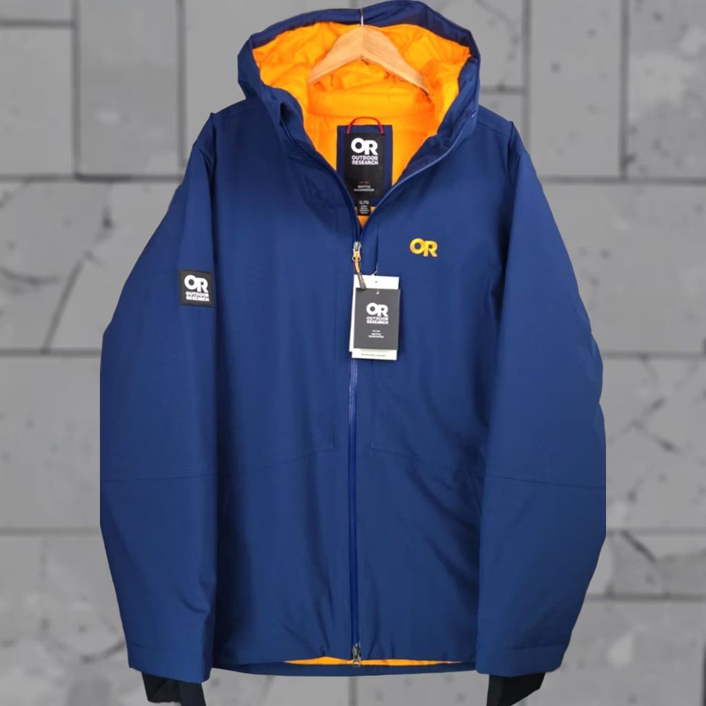 Outdoor Research Outdoor Research Jacket Mens XL Winter Full Zip Hooded Waterproof Insulated Blue Orange" Size US XL / EU 56 / 4 - 1 Thumbnail