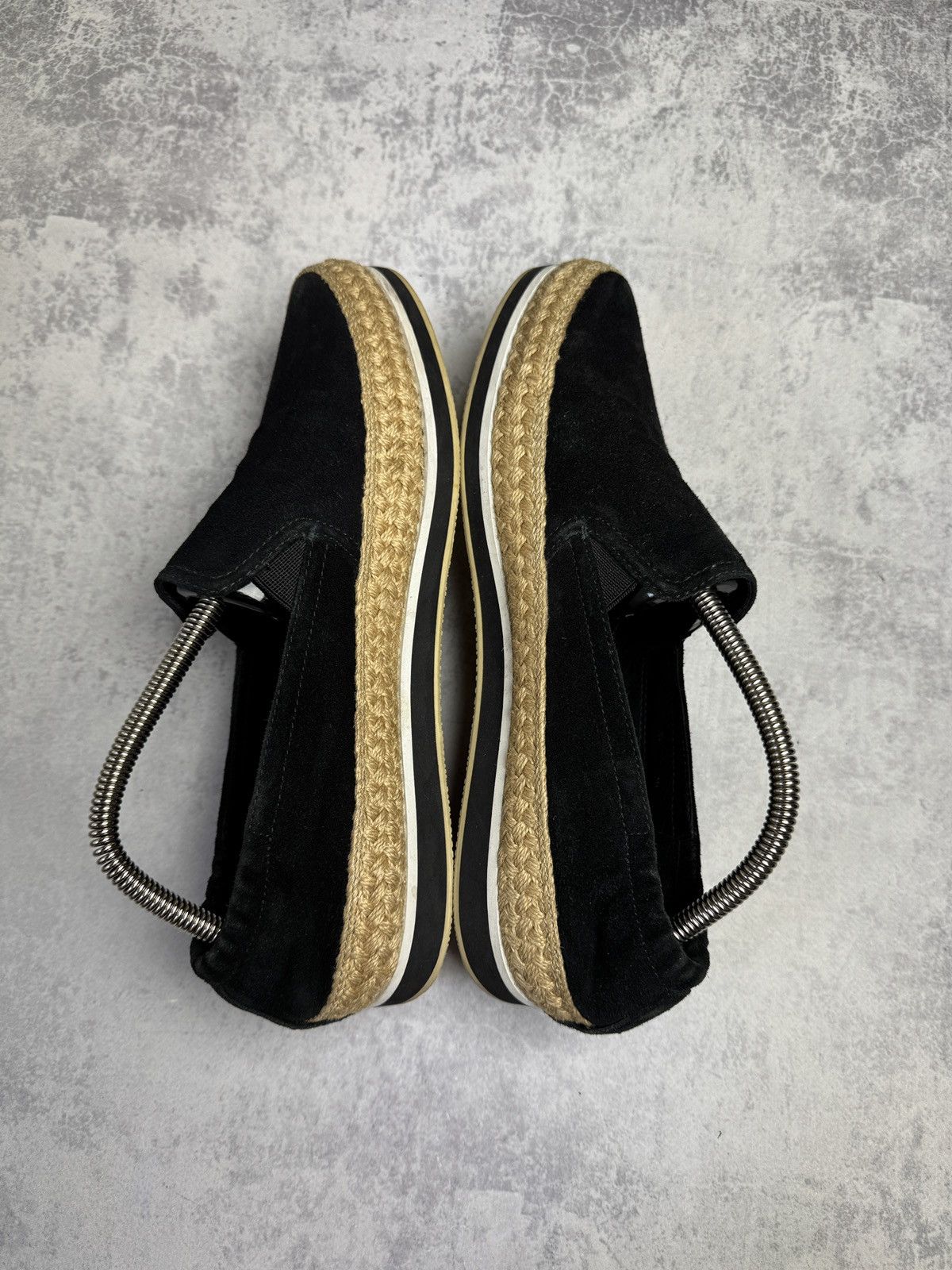 Prada Suede Leather Luxury Espadrilles Formal Loafers Shoes