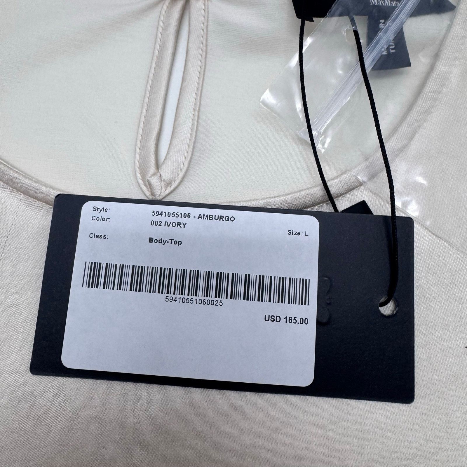 Max Mara Max Mara Amburgo Ivory Soft T-Shirt sz L Minimalist Neutral Size L / US 10 / IT 46 - 6 Thumbnail