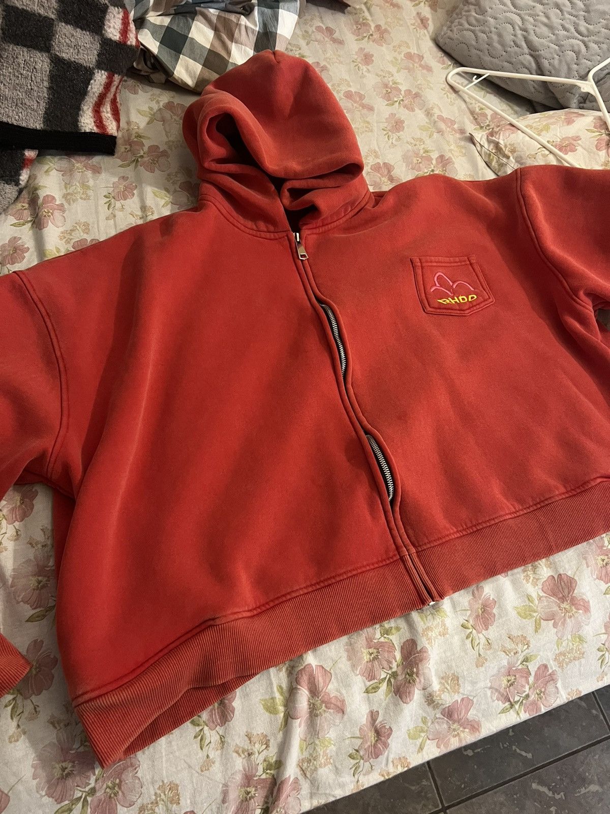Vintage Vintage RHDD GVGallery Lychee Cropped Zip Up Size US L / EU 52-54 / 3 - 4 Thumbnail