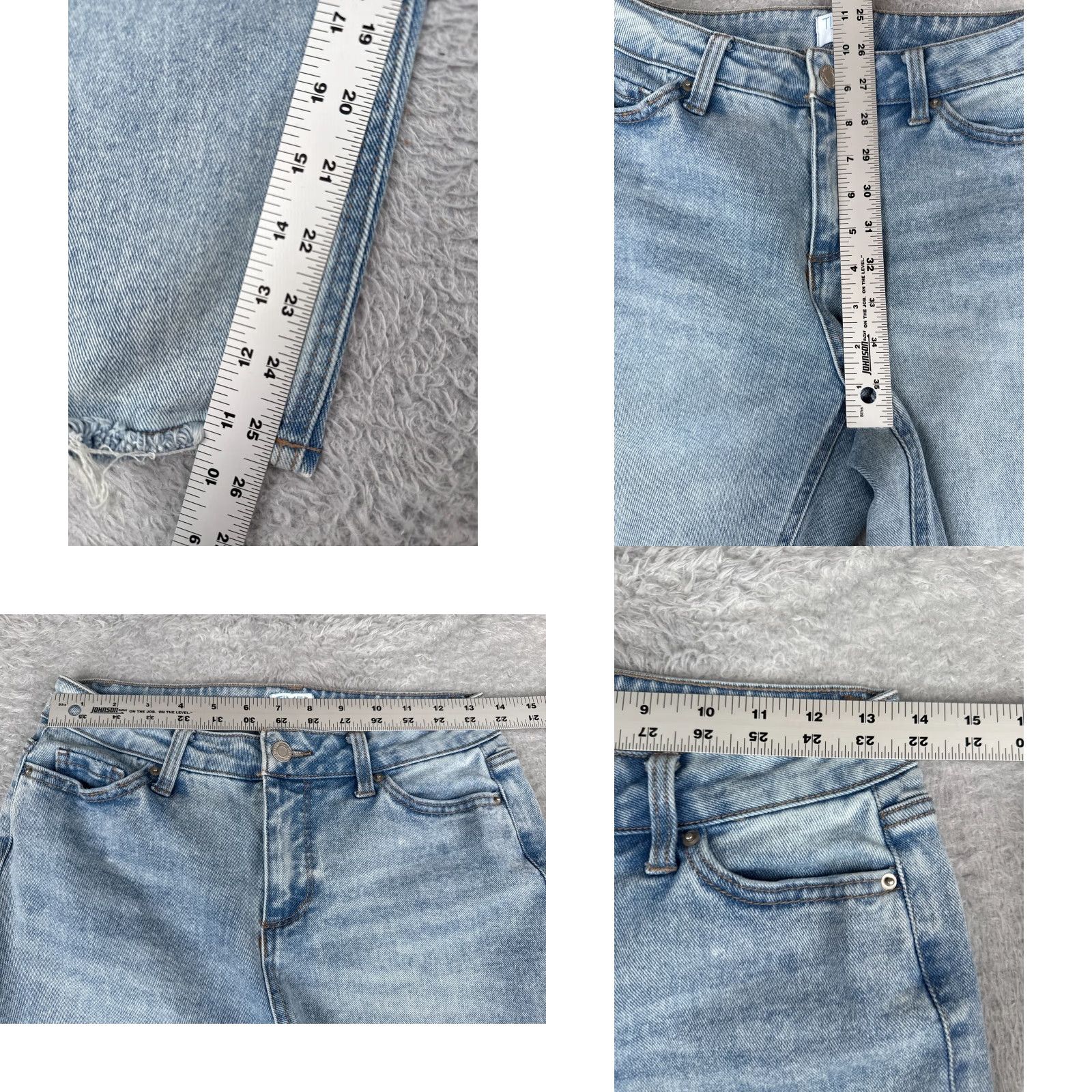 Pacsun PacSun Jeans Womens 2 Green Denim Slim Straight Mid Rise 26x26 Distressed Stretch Pockets 5-Pocket Design Vintage No Mens Womens Size 40" / US 18 - 8 Thumbnail