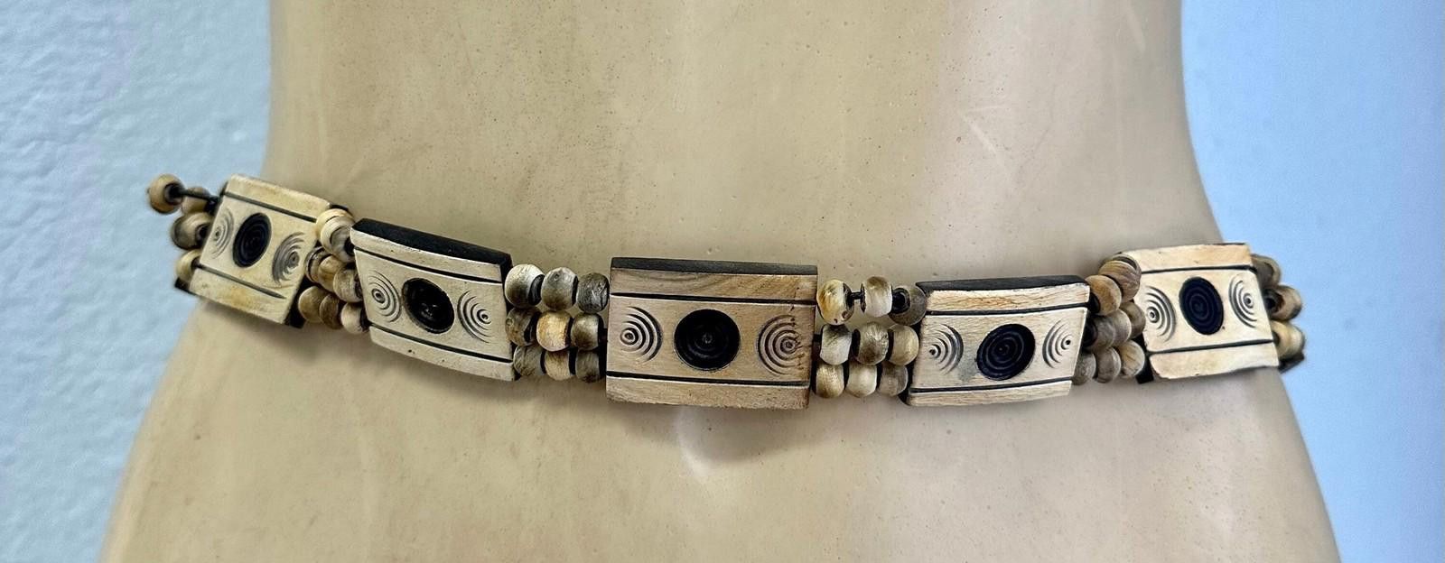Fashion Victim Fashion Wooden Belt Size ONE SIZE - 1 Thumbnail