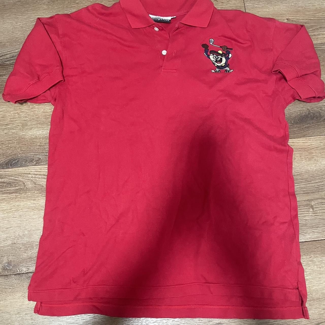 Warner Bros Looney tunes red polo shirt Size US L / EU 52-54 / 3 - 1 Thumbnail