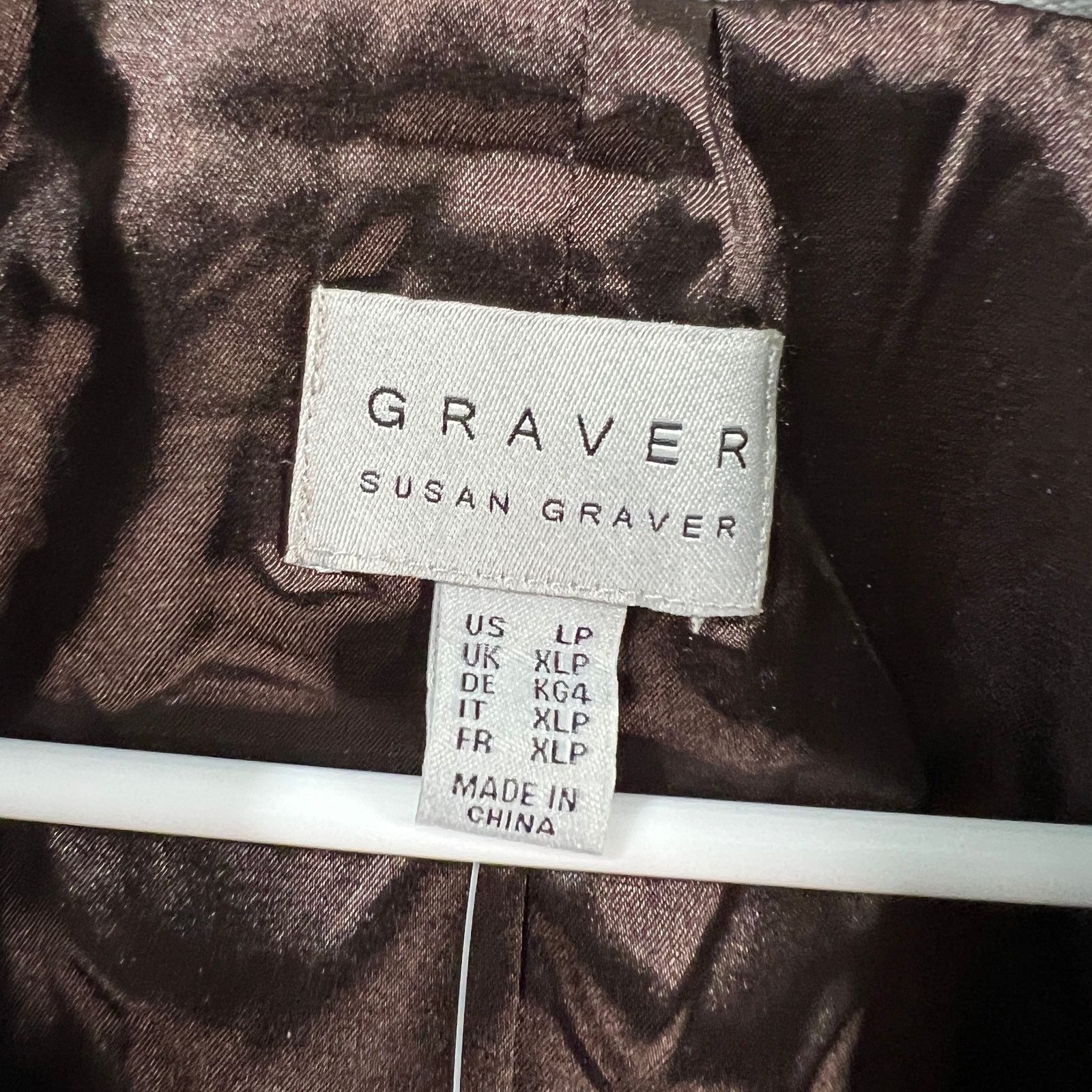 Other GRAVER Susan Graver Petite Yarn-Dyed Blazer w/ Hood Size L / US 10 / IT 46 - 3 Thumbnail