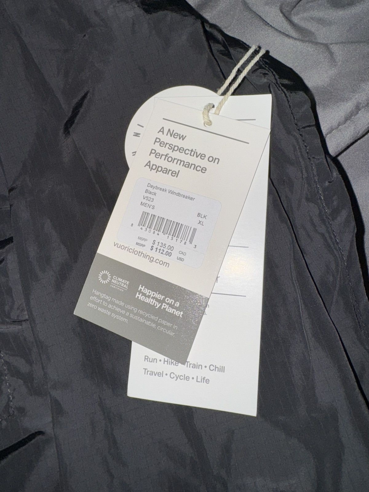 Vuori New Black Vuori Jacket Size US M / EU 48-50 / 2 - 2 Thumbnail