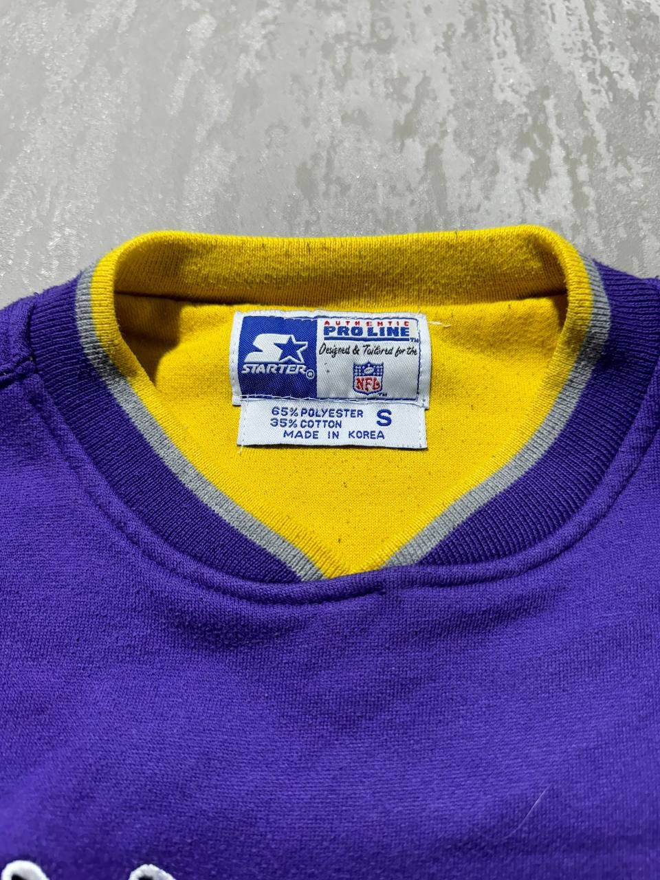 NFL × Starter × Vintage Vintage NFL Minnesota Vikings Starter Crewneck sweatshirt Size US S / EU 44-46 / 1 - 5 Thumbnail