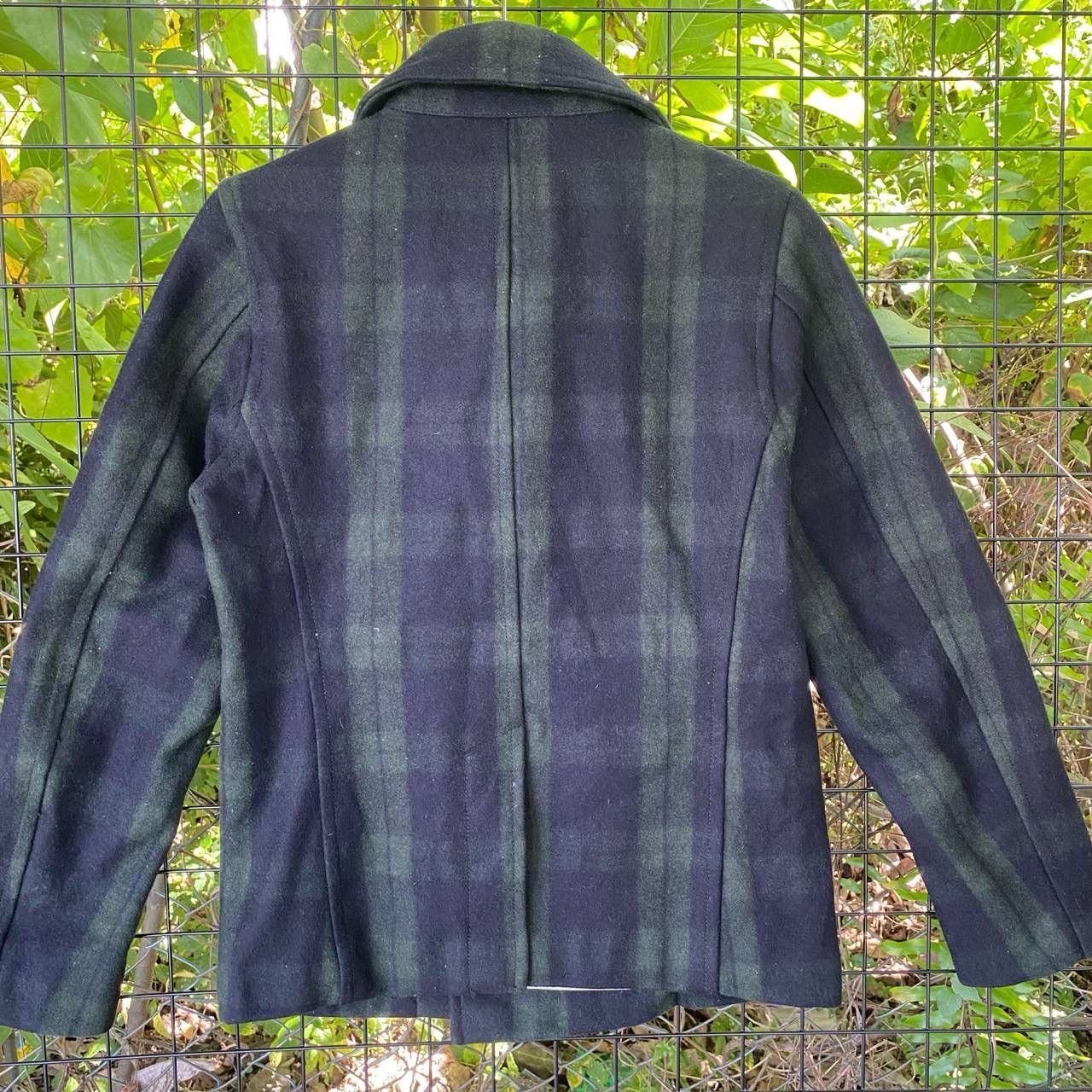 Japanese Brand × Vintage Vintage Japan Wool Checkered Board Peacoat Size M / US 6-8 / IT 42-44 - 8 Thumbnail