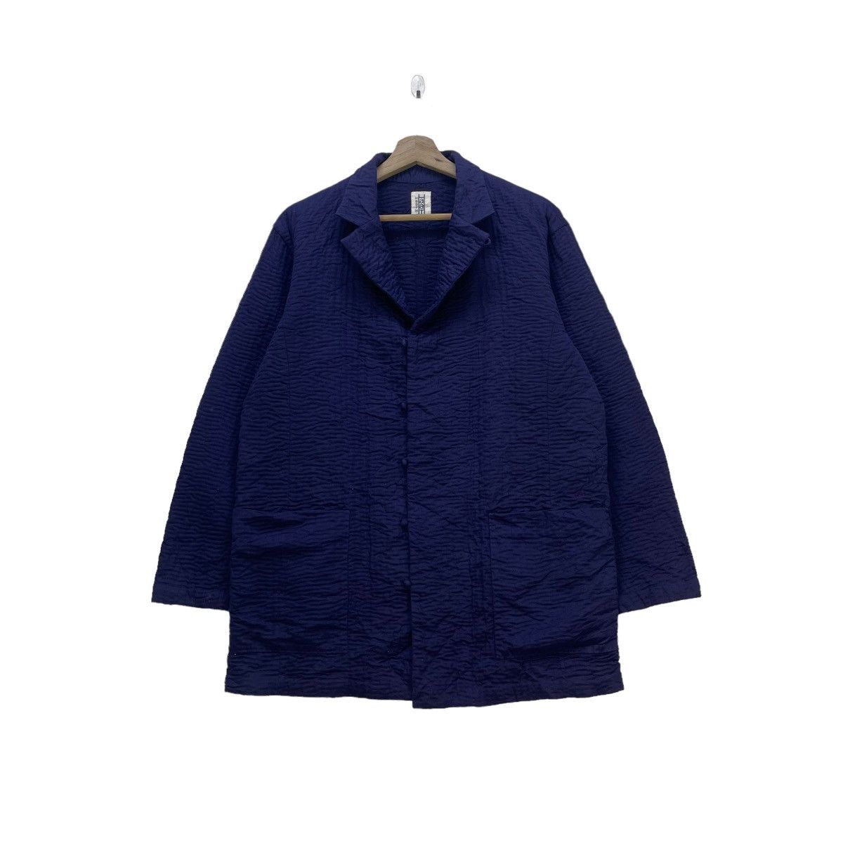Indigo 🔥Haath By Issey Miyake Indigo Chinese Button Jacket Size US M / EU 48-50 / 2 - 1 Thumbnail
