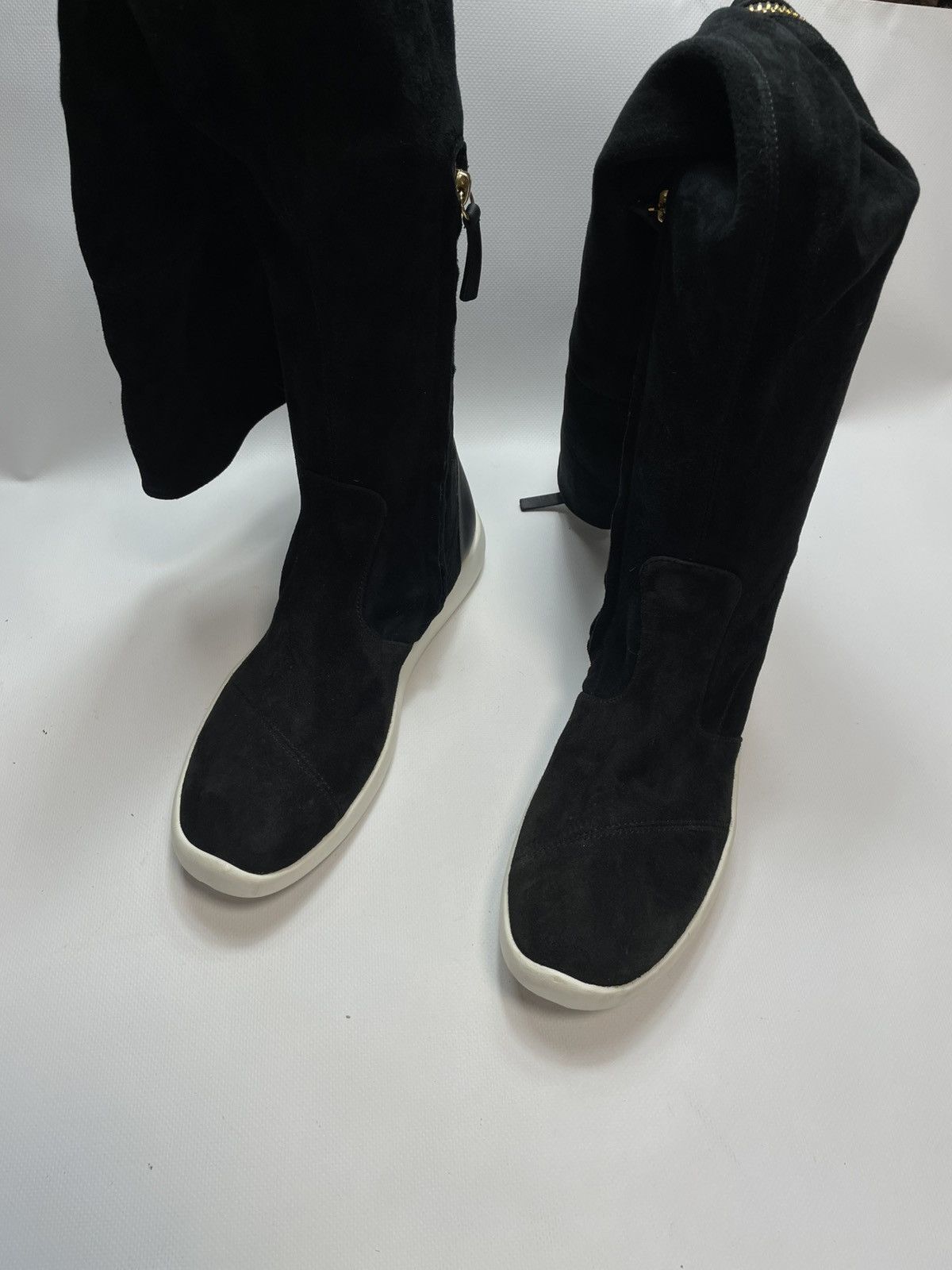Giuseppe Zanotti Giuseppe Zanotti Black Suede Over-the-Knee Sneaker Boots 39 Size US 9 / IT 39 - 1 Thumbnail
