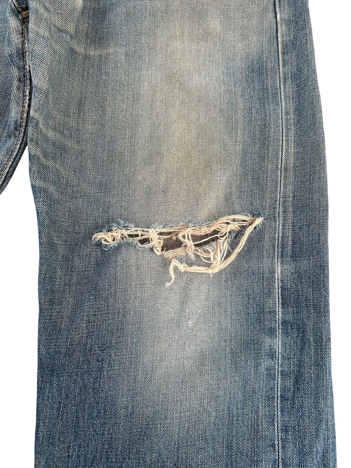 Kapital Vintage Edwin 505x Selvedge Distressed Denim Jeans Size US 34 / EU 50 - 8 Thumbnail