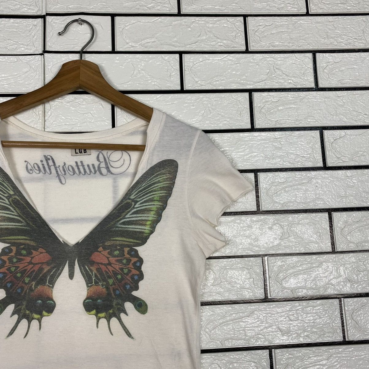 Le Grande Bleu (L.G.B.) 🔥TANK TOP LGB MANIAC CORP BUTTERFLY BIG LOGO Size S / US 4 / IT 40 - 6 Thumbnail