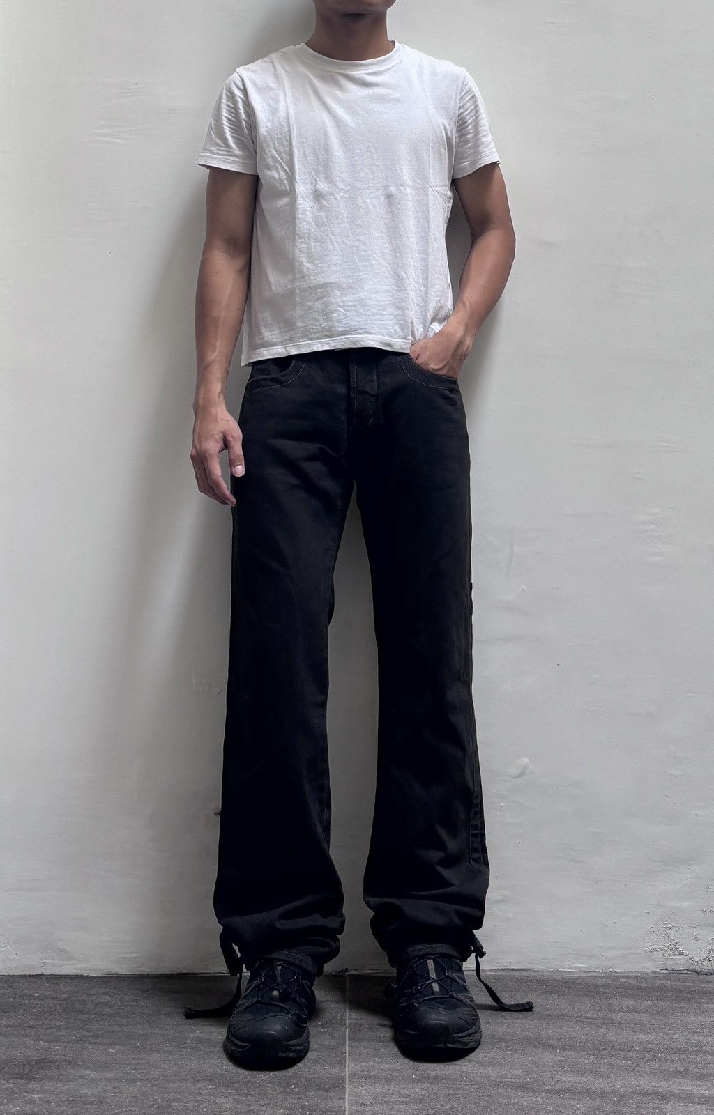 Dirk Bikkembergs FREE TAX! 90s Strap Denim Jeans Size US 30 / EU 46 - 1 Thumbnail