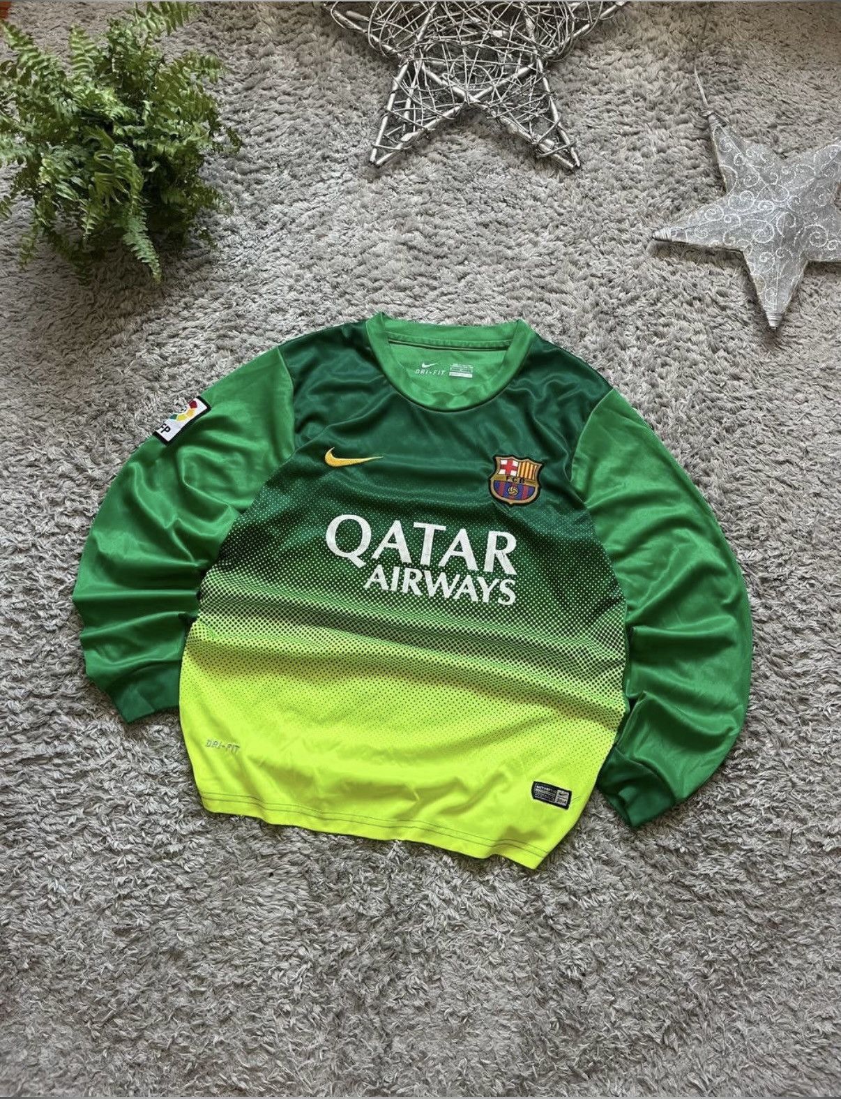Nike 00s Vintage Nike x FC Barcelona Soccer Football Jersey Rare Size US M / EU 48-50 / 2 - 1 Thumbnail