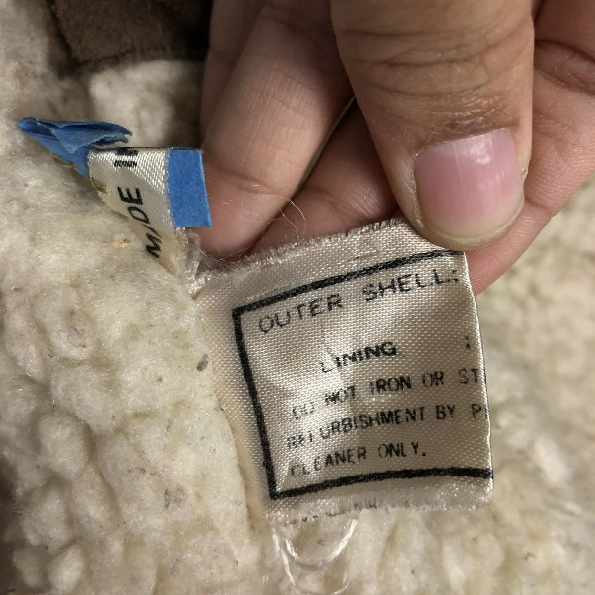 Japanese Brand VINTAGE BIKER LEATHER JACKET SHEARLING UNBRAND ISSEY MIYAKE Size US M / EU 48-50 / 2 - 21 Thumbnail