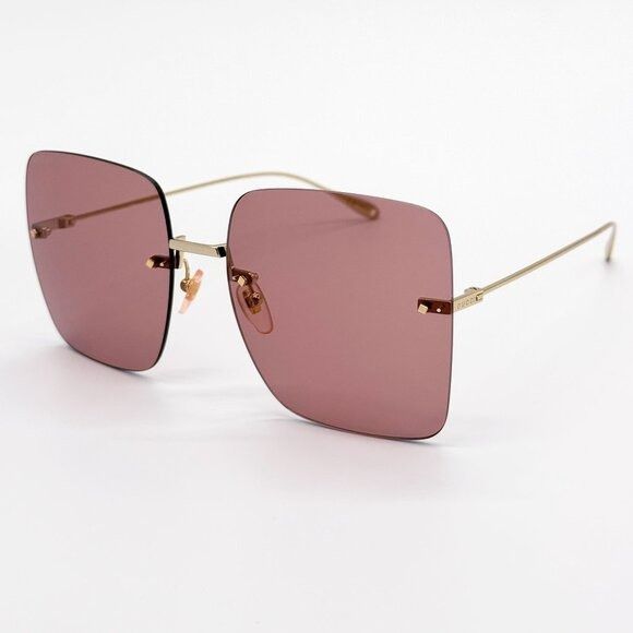 Gucci NEW GUCCI SUNGLASSES GG1147S 005 GOLD/PINK WOMEN EYEWEAR Size ONE SIZE - 5 Thumbnail