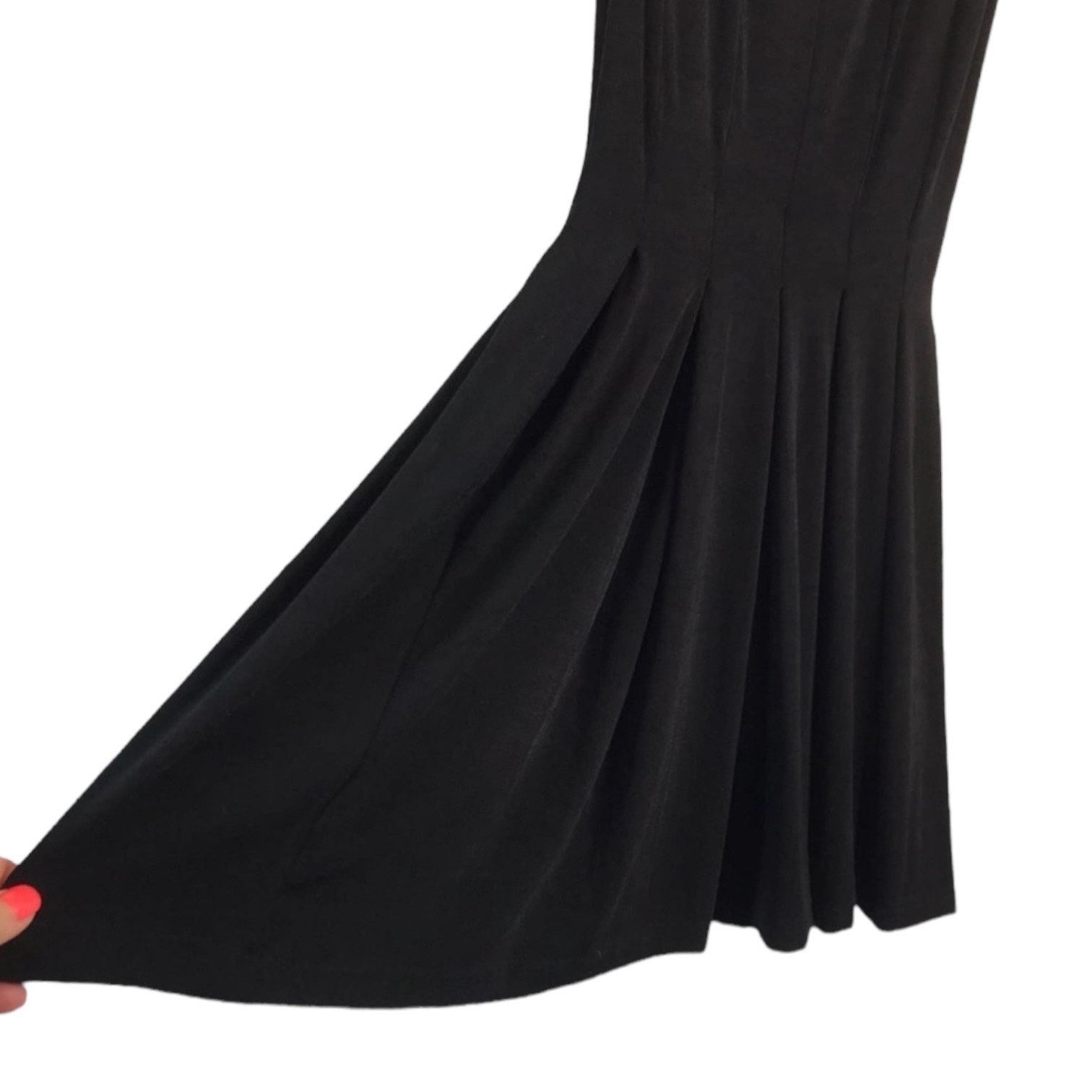 Vintage Vintage 80s 90s TOWER sleeveless pleated fit & flare dress Size M / US 6-8 / IT 42-44 - 7 Thumbnail