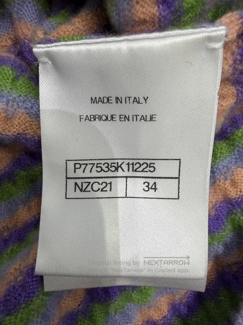 Chanel Chanel Striped handicraft workshop cashmere sweater Size XXS / US 00 / IT 34 - 5 Thumbnail