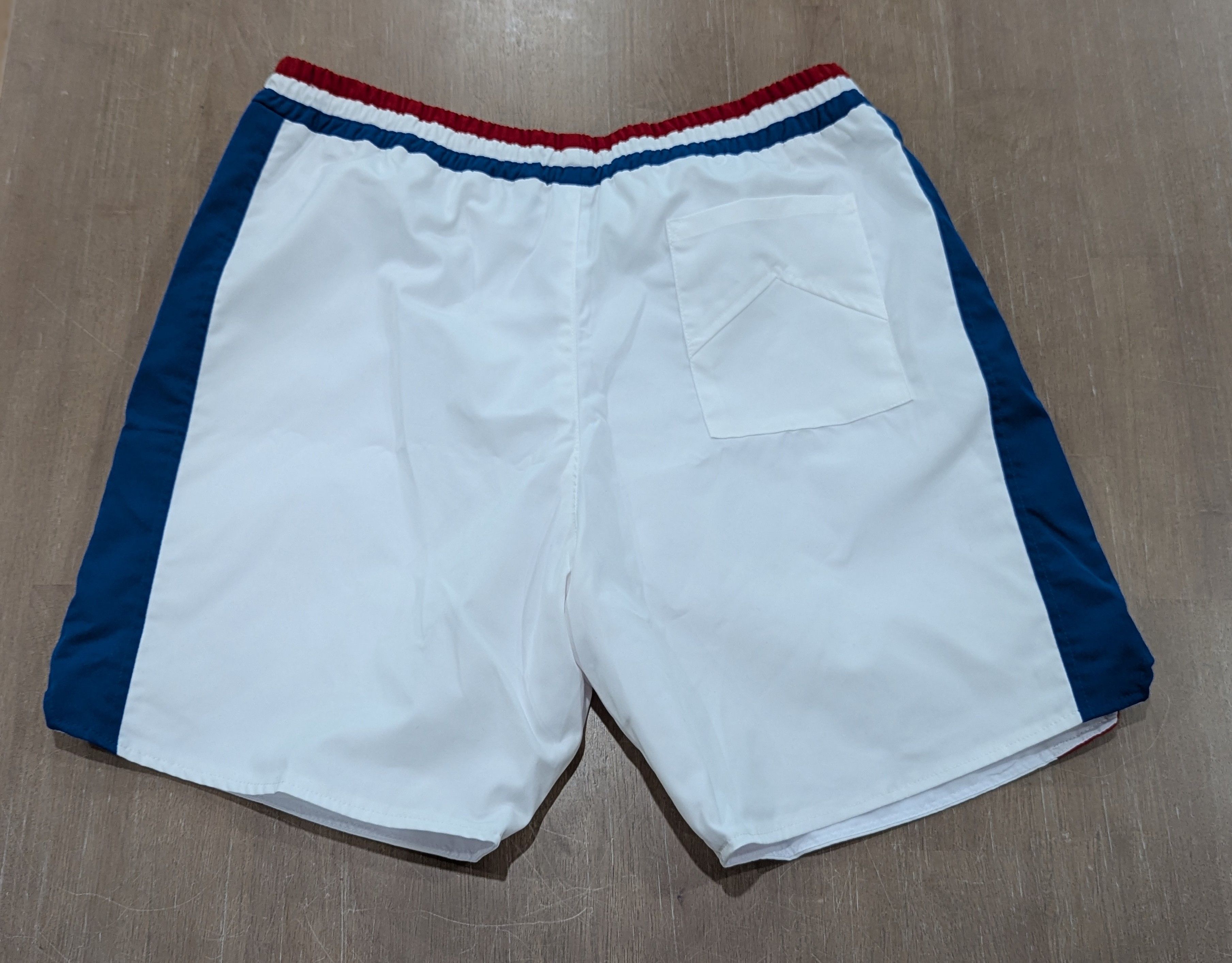 Rhude RHUDE Chevron Striped Track Shorts White/Multi Medium Size US 32 / EU 48 - 3 Thumbnail