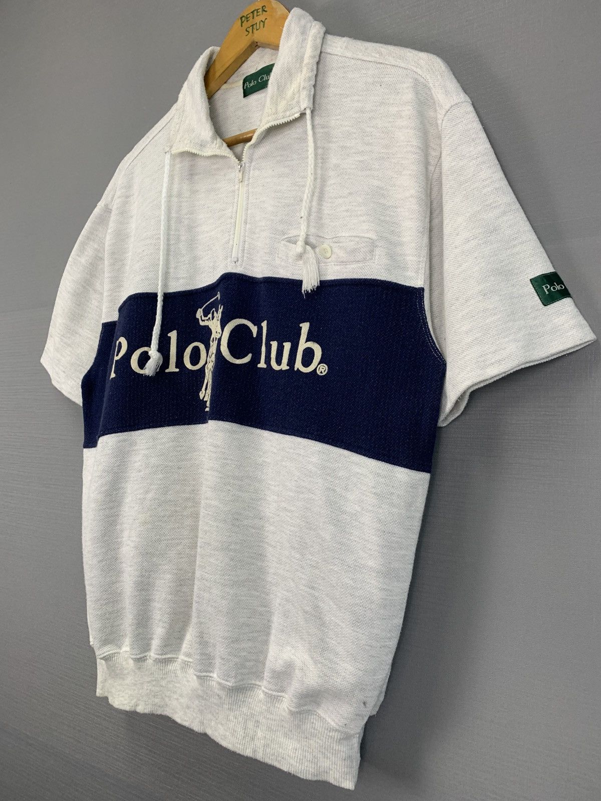 Vintage Vintage Polo Club Sweatshirt Short Sleeve Size US M / EU 48-50 / 2 - 3 Thumbnail