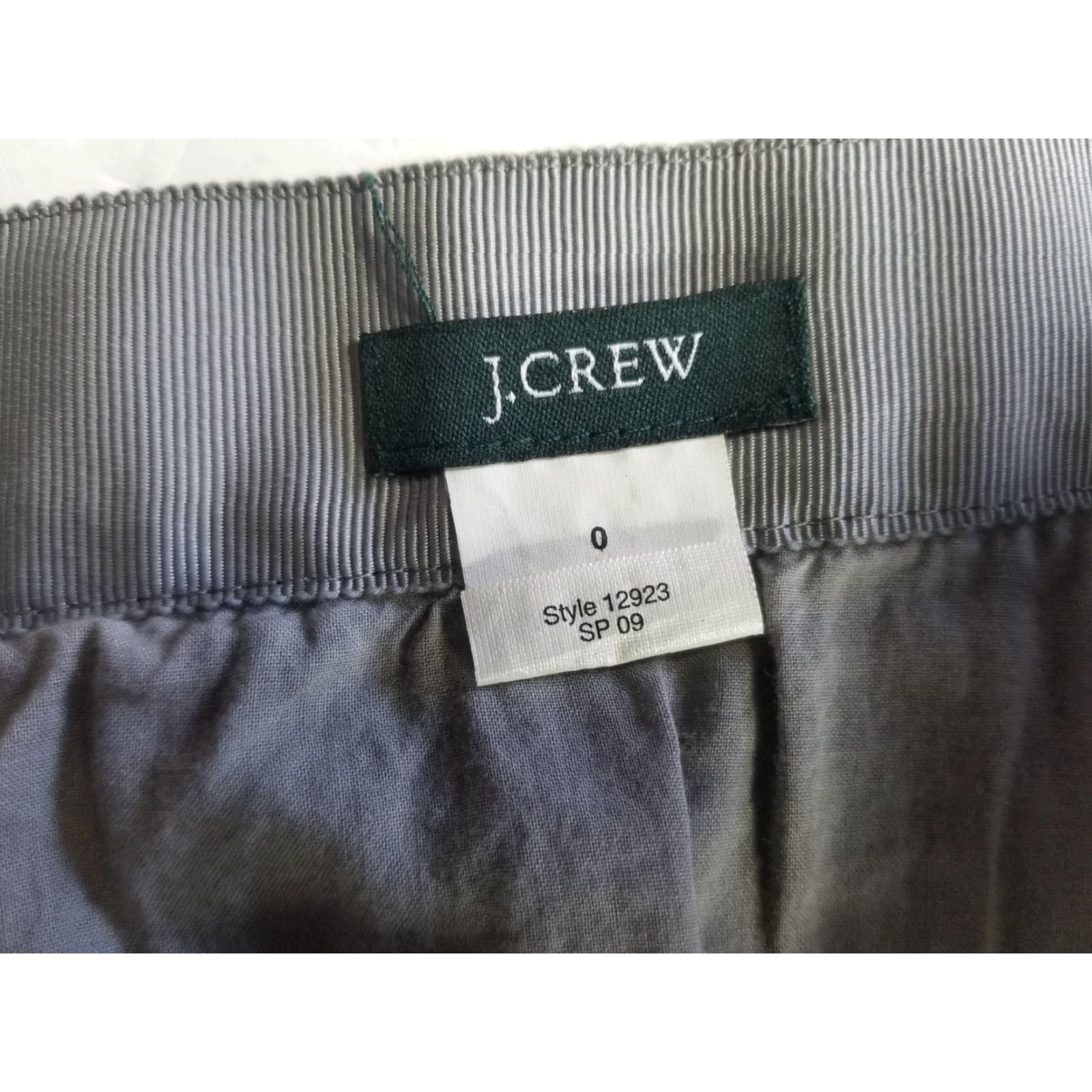 J.Crew J.CREW Mini Skirt Gray Cotton Lined Size 0 Women Short Skirt Winter Spring Summer Fall Vintage? No Size 25" / US 0 / IT 36 - 7 Thumbnail