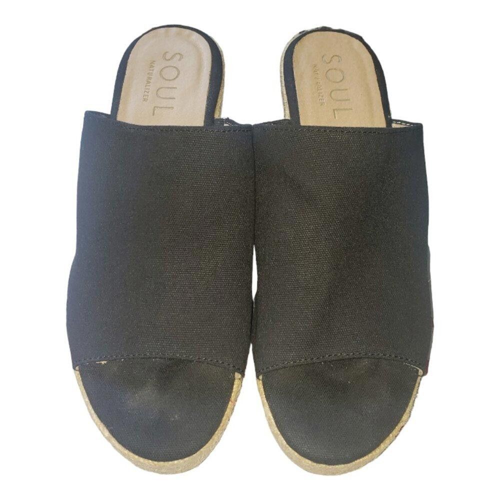 Designer SH101 Naturalizer Soul Wedge Black 9.5 Size US 9.5 / IT 39.5 - 2 Thumbnail
