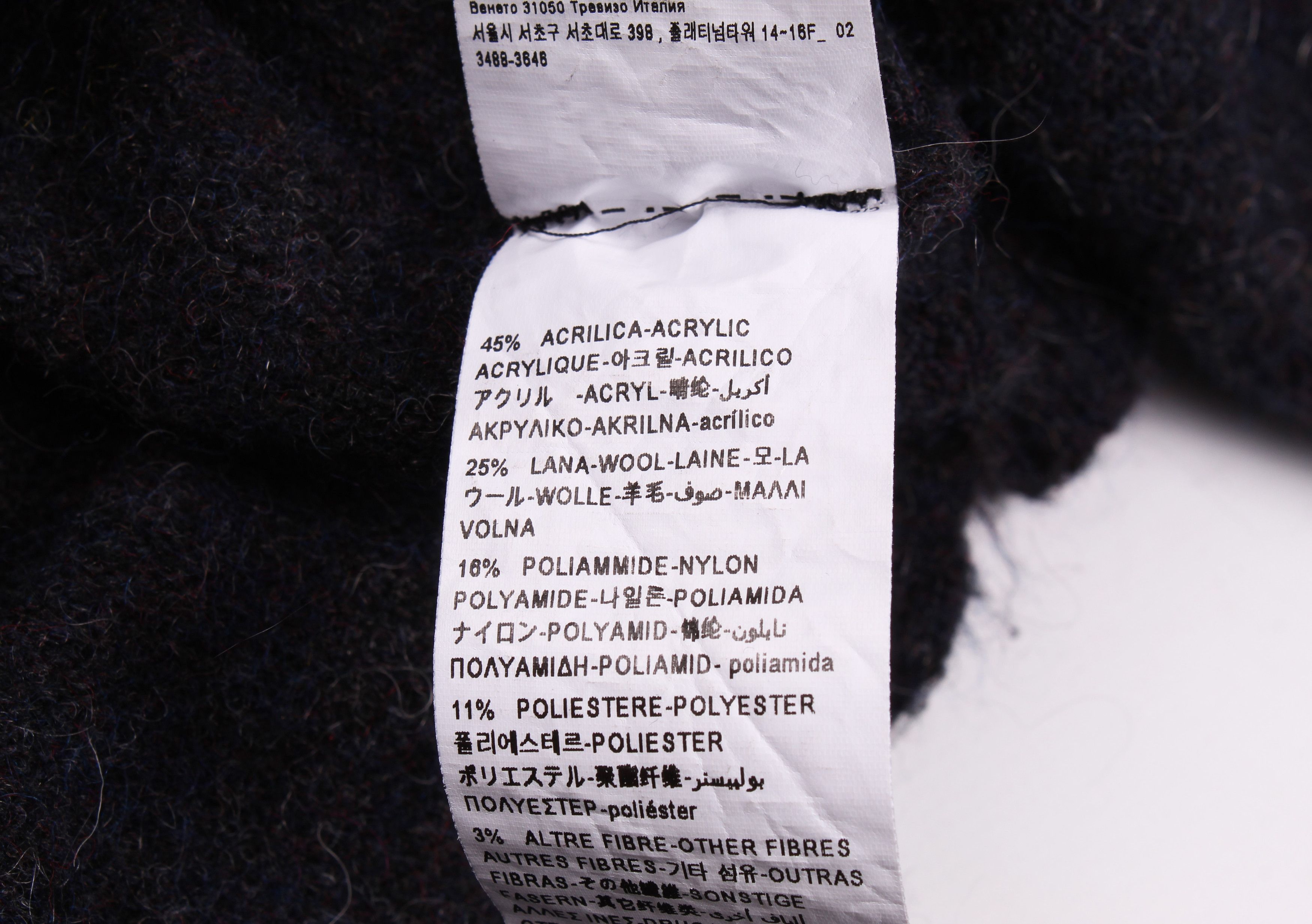 Sisley × Vintage Sisley Y2K Wool Blend Turtleneck Vest Tunic Size ONE SIZE - 5 Thumbnail
