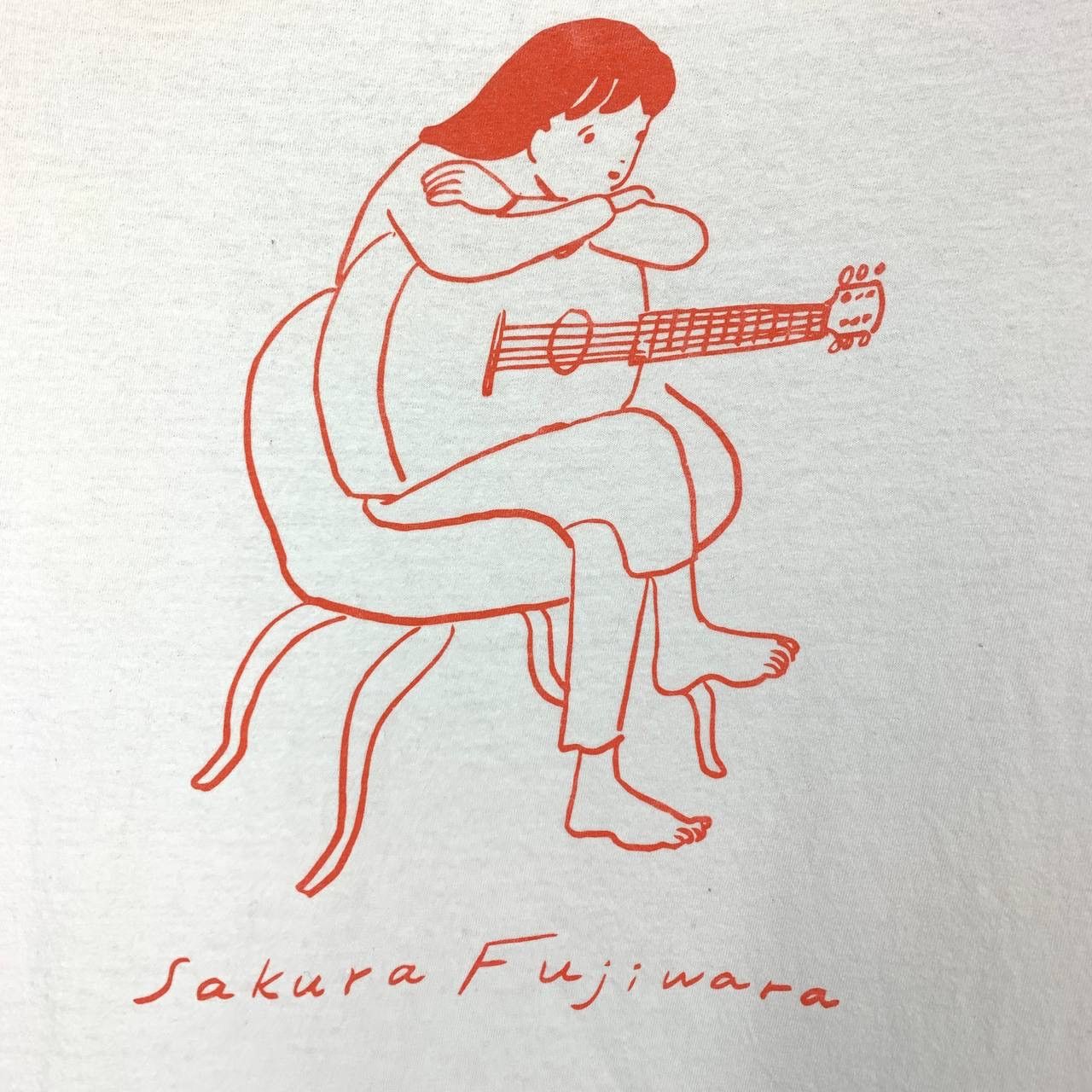 Fruit Of The Loom SAKURA FUJIWARA Japanese Singer T Shirt #1832/08 Size US M / EU 48-50 / 2 - 2 Thumbnail