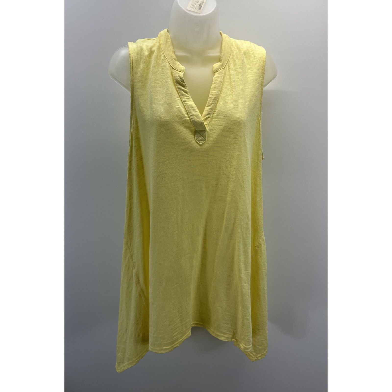 Chicos Chicos Sleeveless Top Size 2 Yellow Popover Size XS / US 0-2 / IT 36-38 - 1 Thumbnail