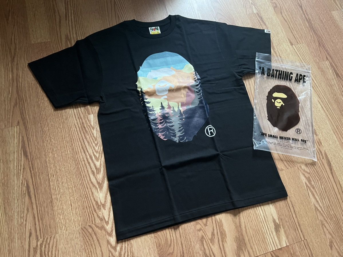 Bape Bape "Camping" Big Ape Head Tee Size US XL / EU 56 / 4 - 5 Thumbnail