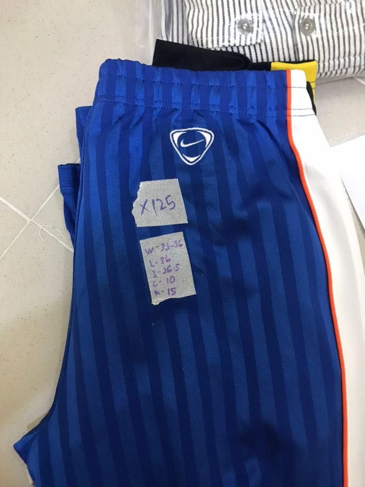 Nike × Vintage X125 LOT 2 NIKE TRAINING TRACK PANTS NICE DESIGN Size US 34 / EU 50 - 6 Thumbnail