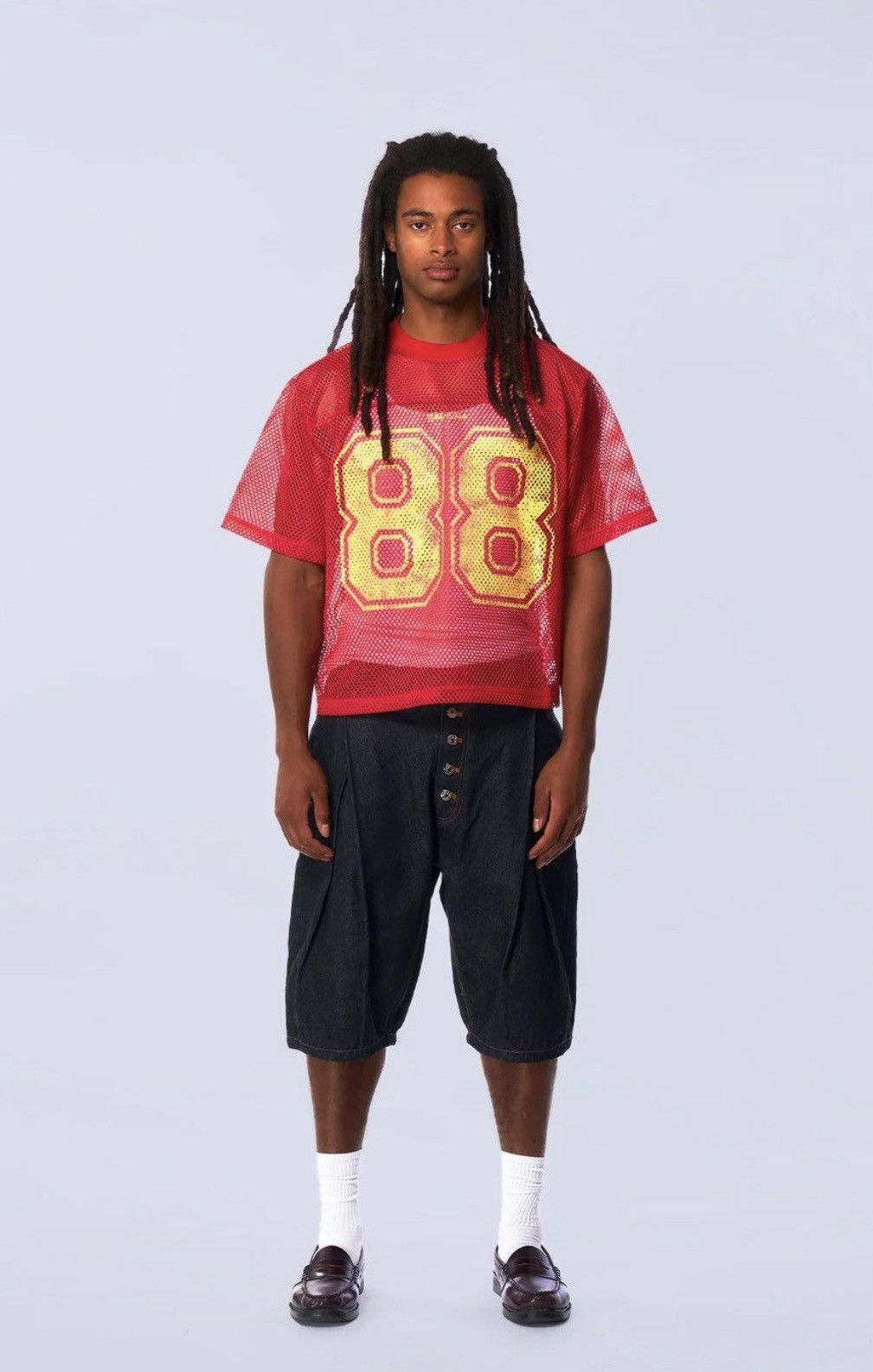 Other Neaux Doubt Mesh Football Jersey Red 88 Size US L / EU 52-54 / 3 - 2 Thumbnail