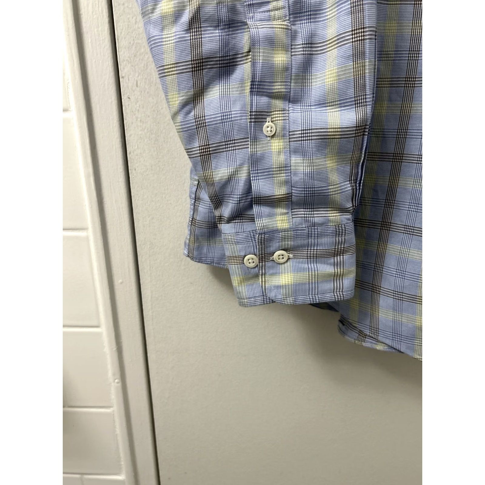 Brooks Brothers Brooks Brothers Original Polo Shirt Mens M Blue Plaid Button-Down Shirt Casual Preppy Breathable Pocketed Cotton Size US M / EU 48-50 / 2 - 7 Thumbnail