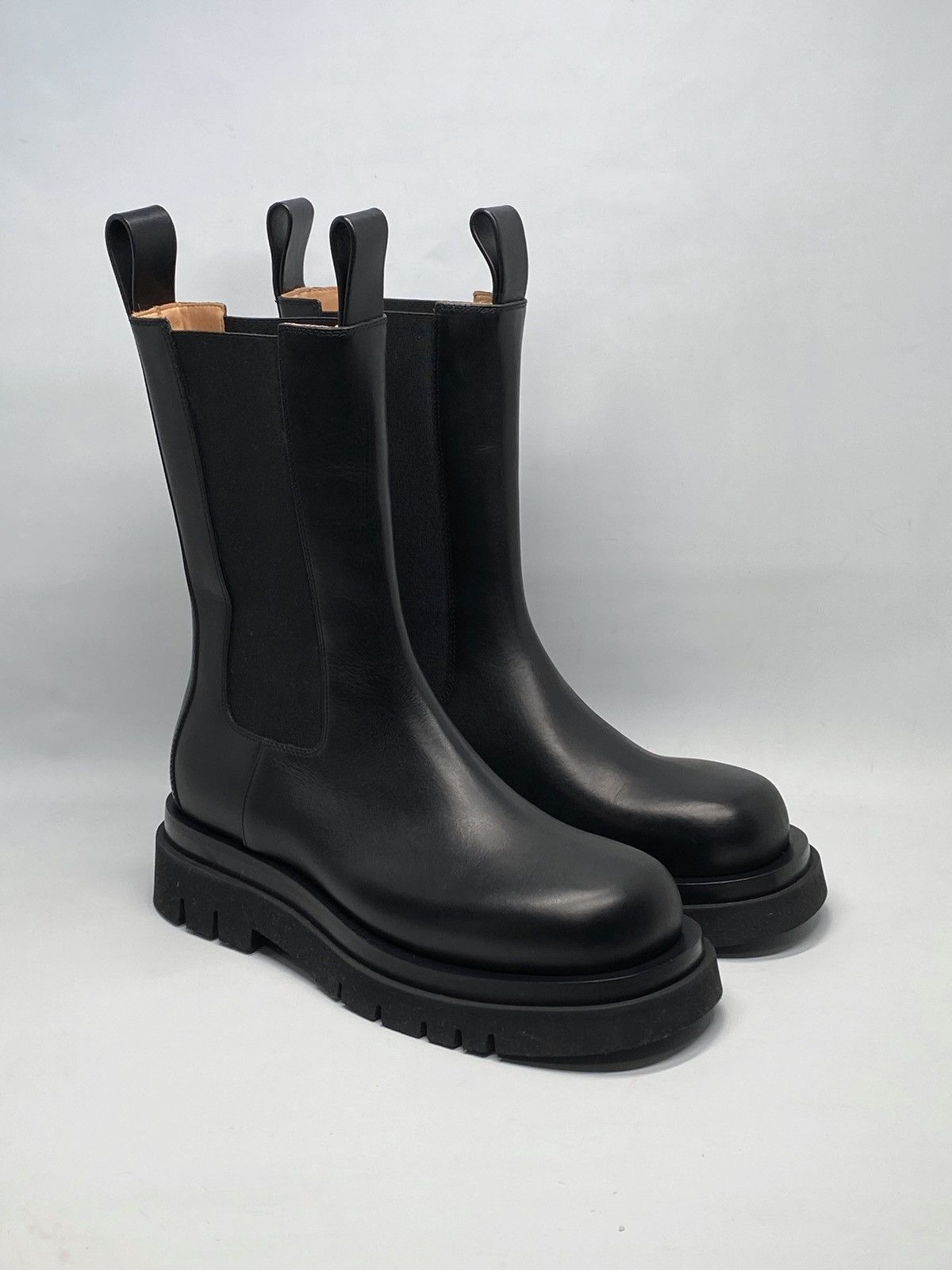 Bottega Veneta Bottega Veneta Lug Sole Leather Boots size 38.5 Size US 8.5 / IT 38.5 - 3 Thumbnail