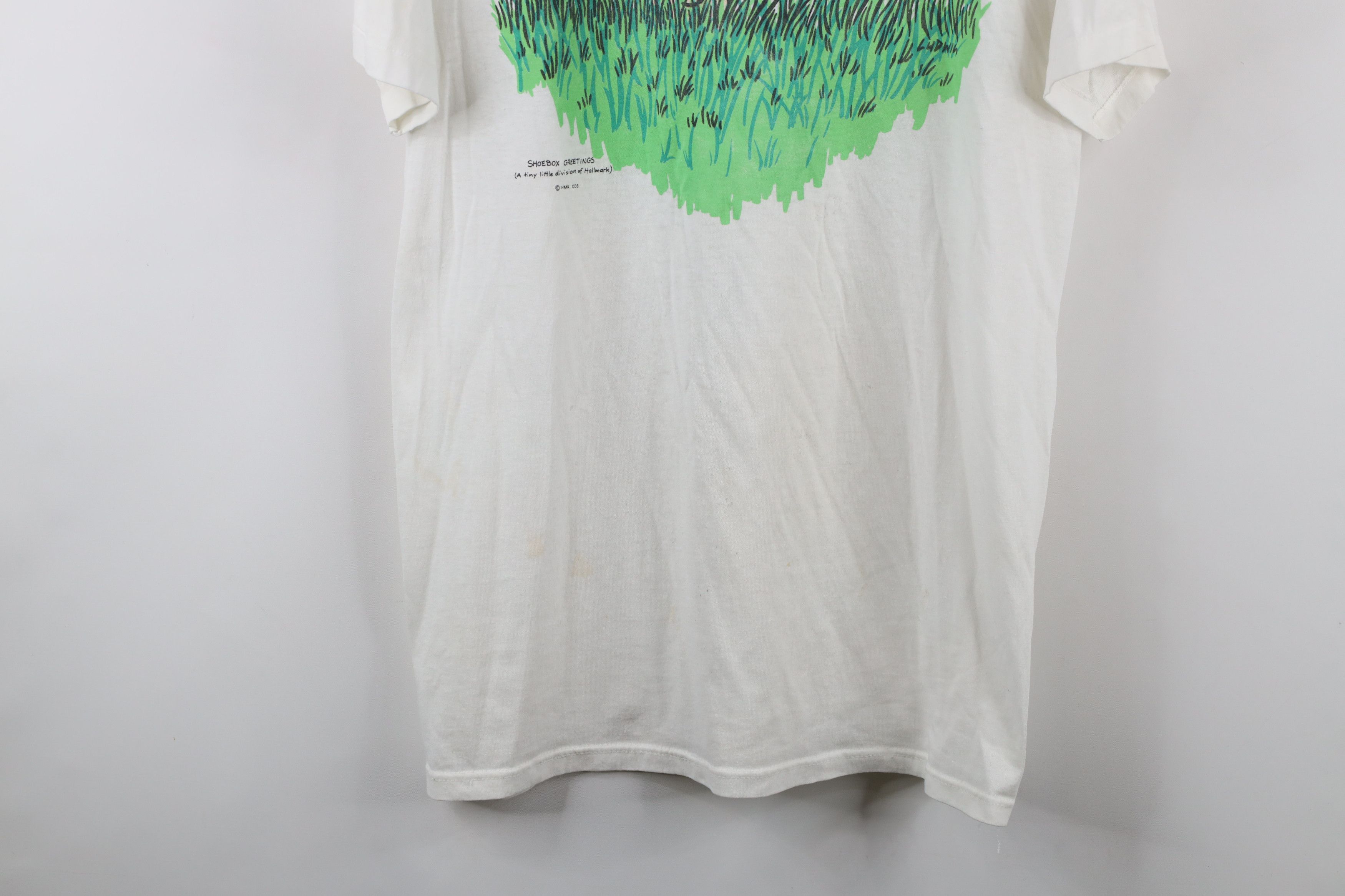 Vintage Vintage 80s I Fought The Lawn and the Lawn Won T-Shirt USA Size US XL / EU 56 / 4 - 3 Thumbnail