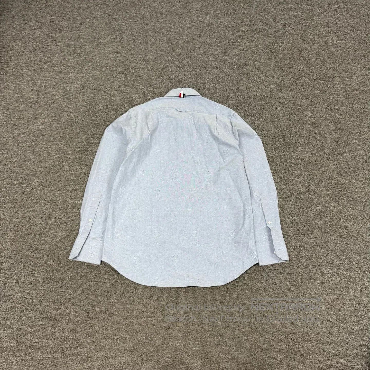 Thom Browne Thom Browne TB Stickman Embroidery Long Sleeve Shirt. Size US M / EU 48-50 / 2 - 2 Thumbnail