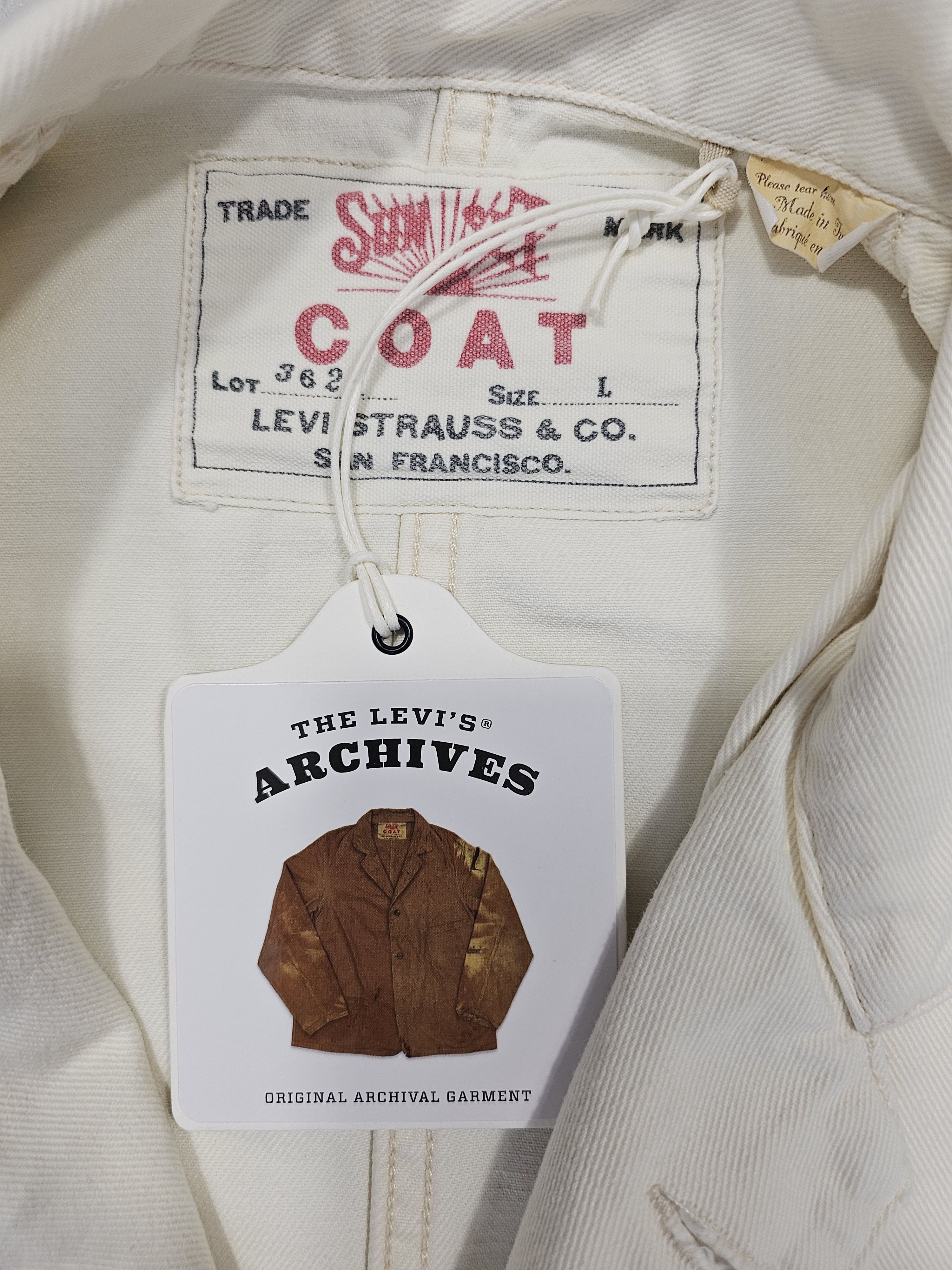 Levi's Vintage Clothing Levi's Vintage Clothing 1920's Sunset Coat Size L SS23 Repro Size US L / EU 52-54 / 3 - 7 Thumbnail