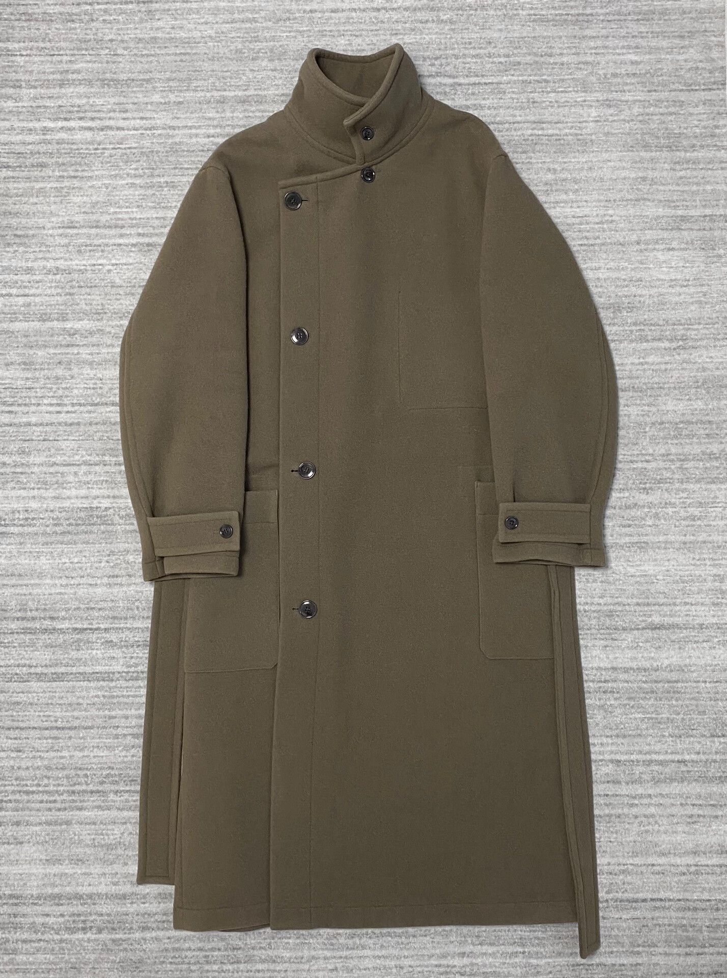 Lemaire Lemaire Long Wool Warp Coat Size L / US 10 / IT 46 - 1 Thumbnail