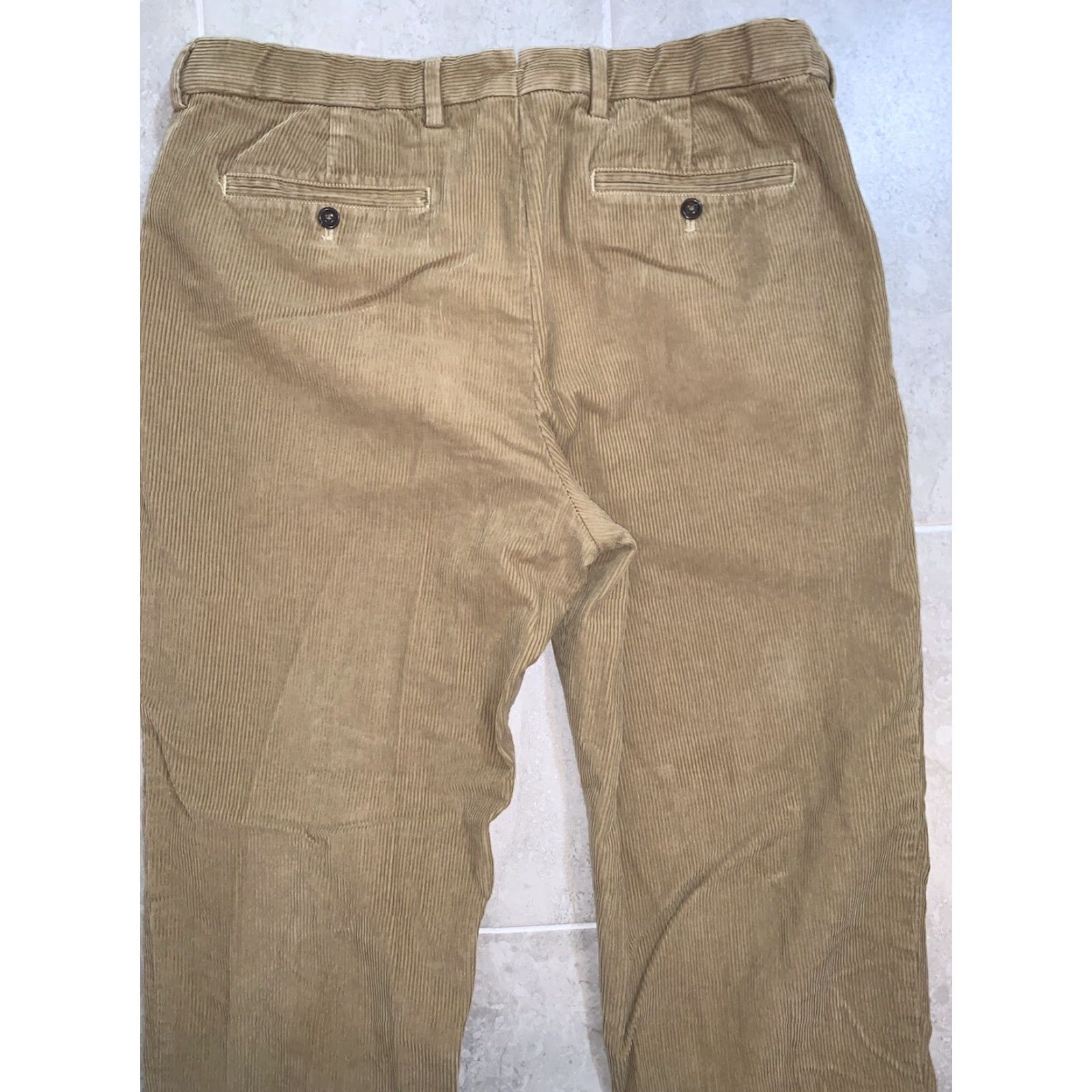 Lands' End Lands' End Men's 38 Corduroy Pants Pants - 38x33 Brown Traditional Fit Work Casual Trousers Mens Size US 38 / EU 54 - 6 Thumbnail