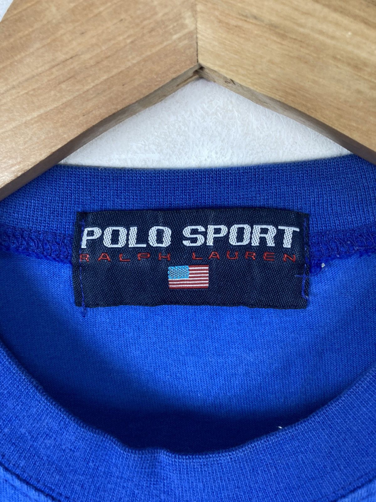 Polo Ralph Lauren × Vintage Vintage Polo Sport Usa Polo Bear Ralph Lauren T-Shirt Size US S / EU 44-46 / 1 - 4 Thumbnail