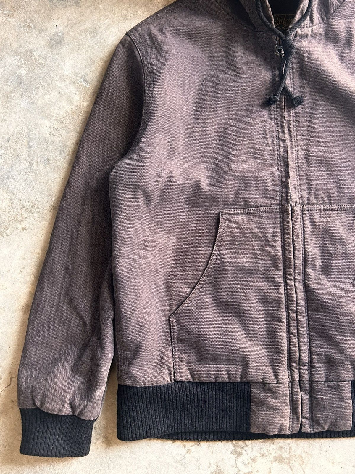 California Republic Bomber Hoodie Brown Jacket Size US M / EU 48-50 / 2 - 3 Thumbnail