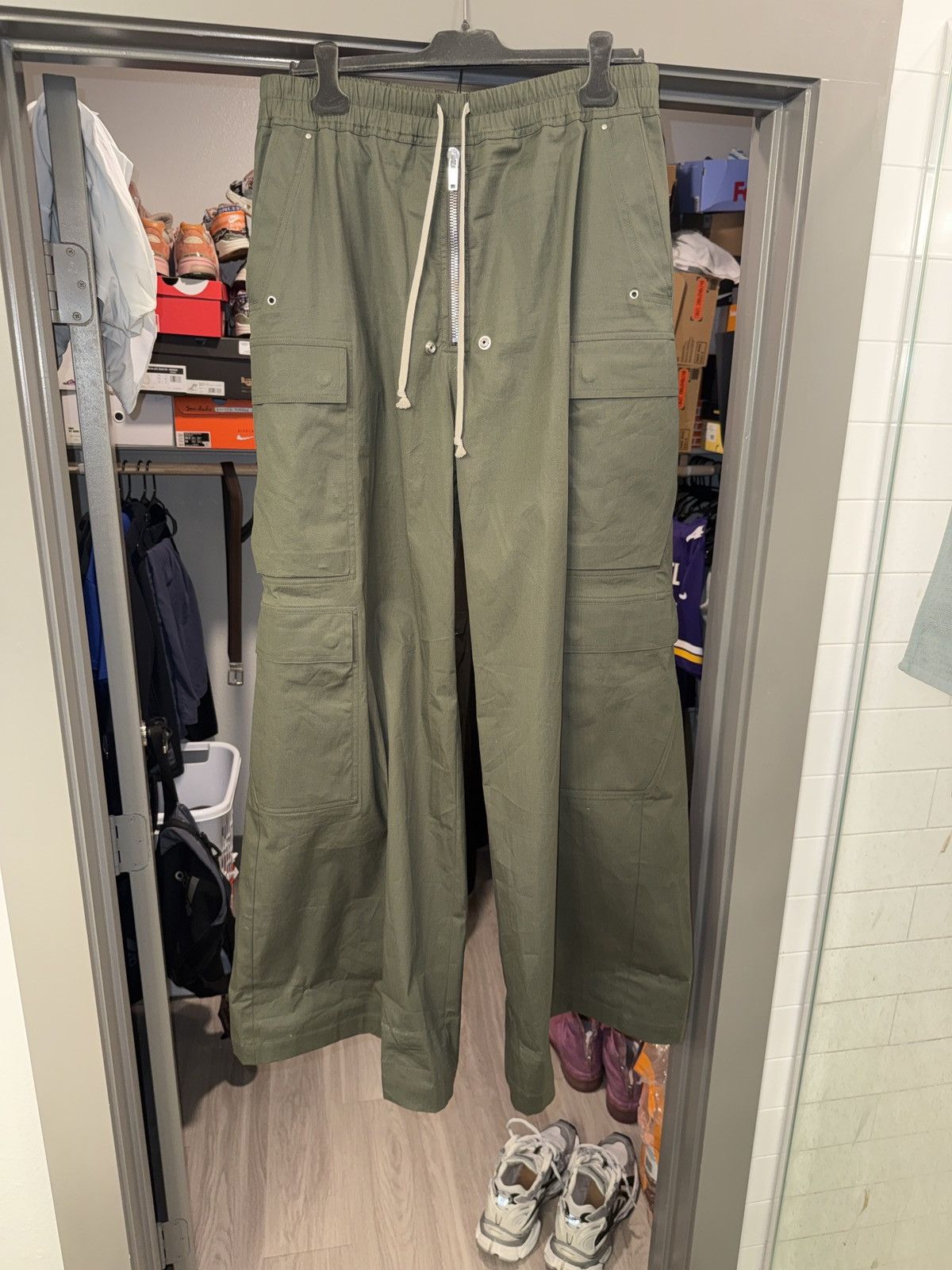 Rick Owens Rick Owens Khaki Concordians Cargobelas Size US 40 / EU 56 - 8 Thumbnail