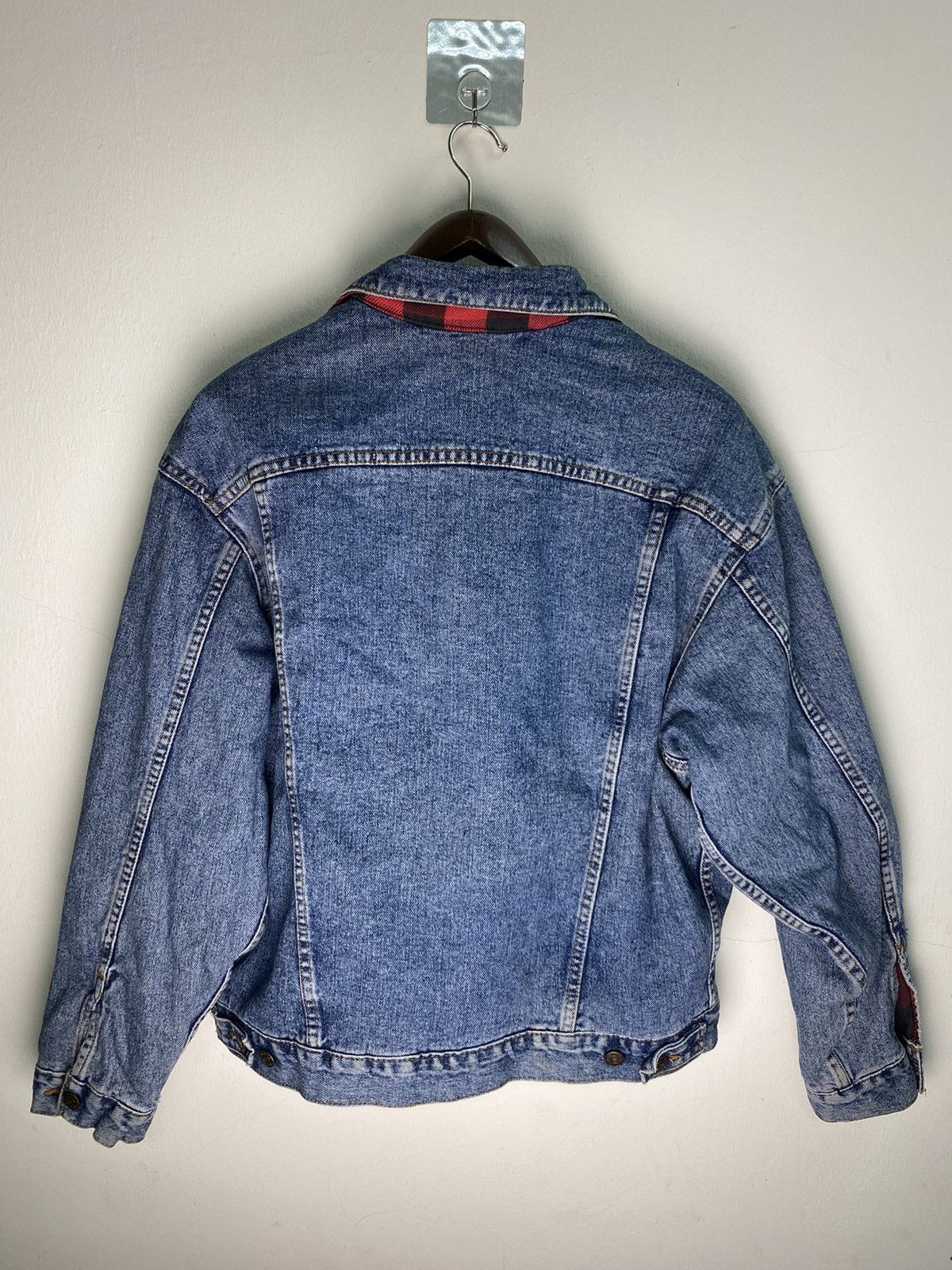 Levi's Vintage Clothing Vintage 90s Levi's Denim Buffalo Check Jacket Size US M / EU 48-50 / 2 - 5 Thumbnail